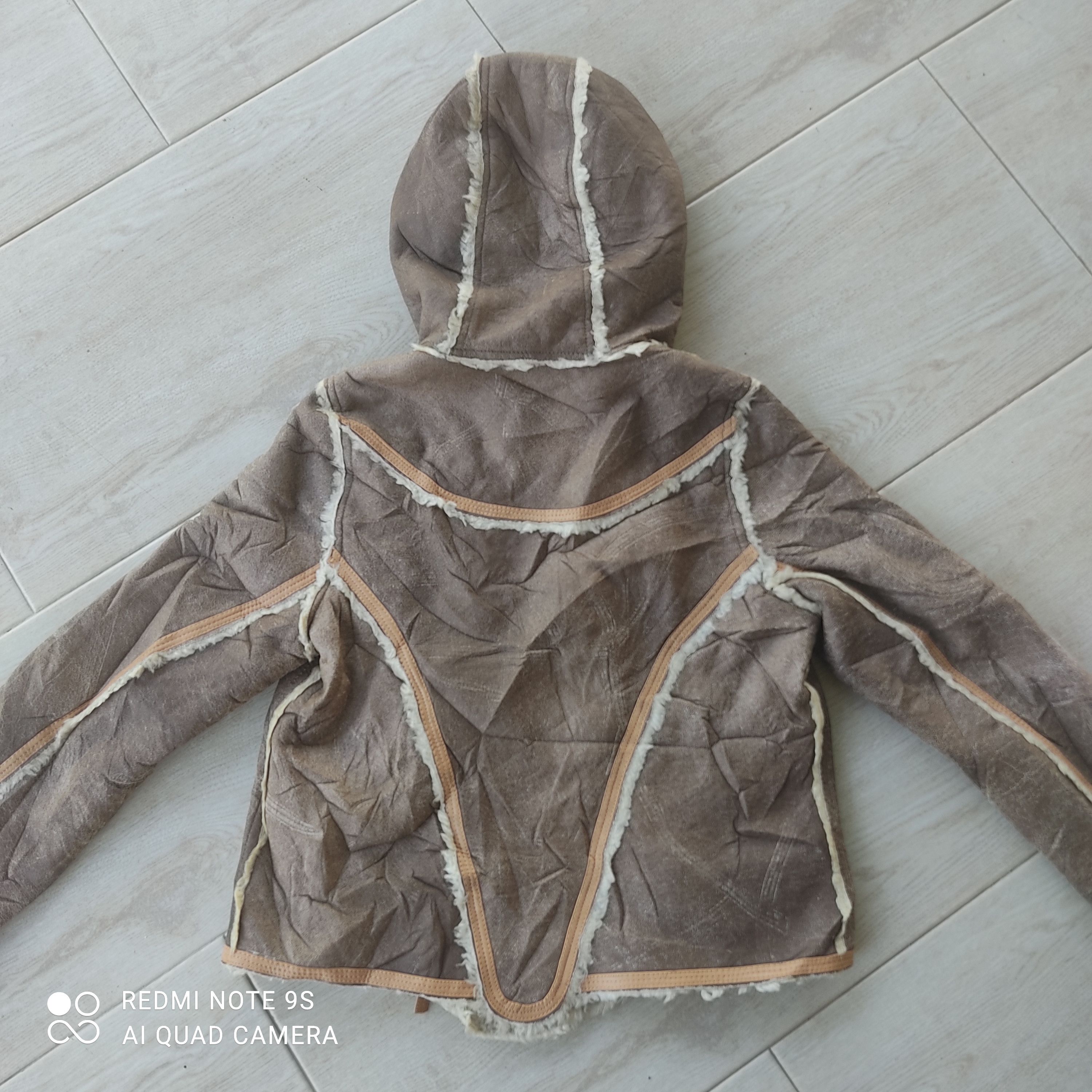 Issey Miyake Tsumori Chisato Shearling Sheepskin Leather Jacket Size US S / EU 44-46 / 1 - 9 Thumbnail