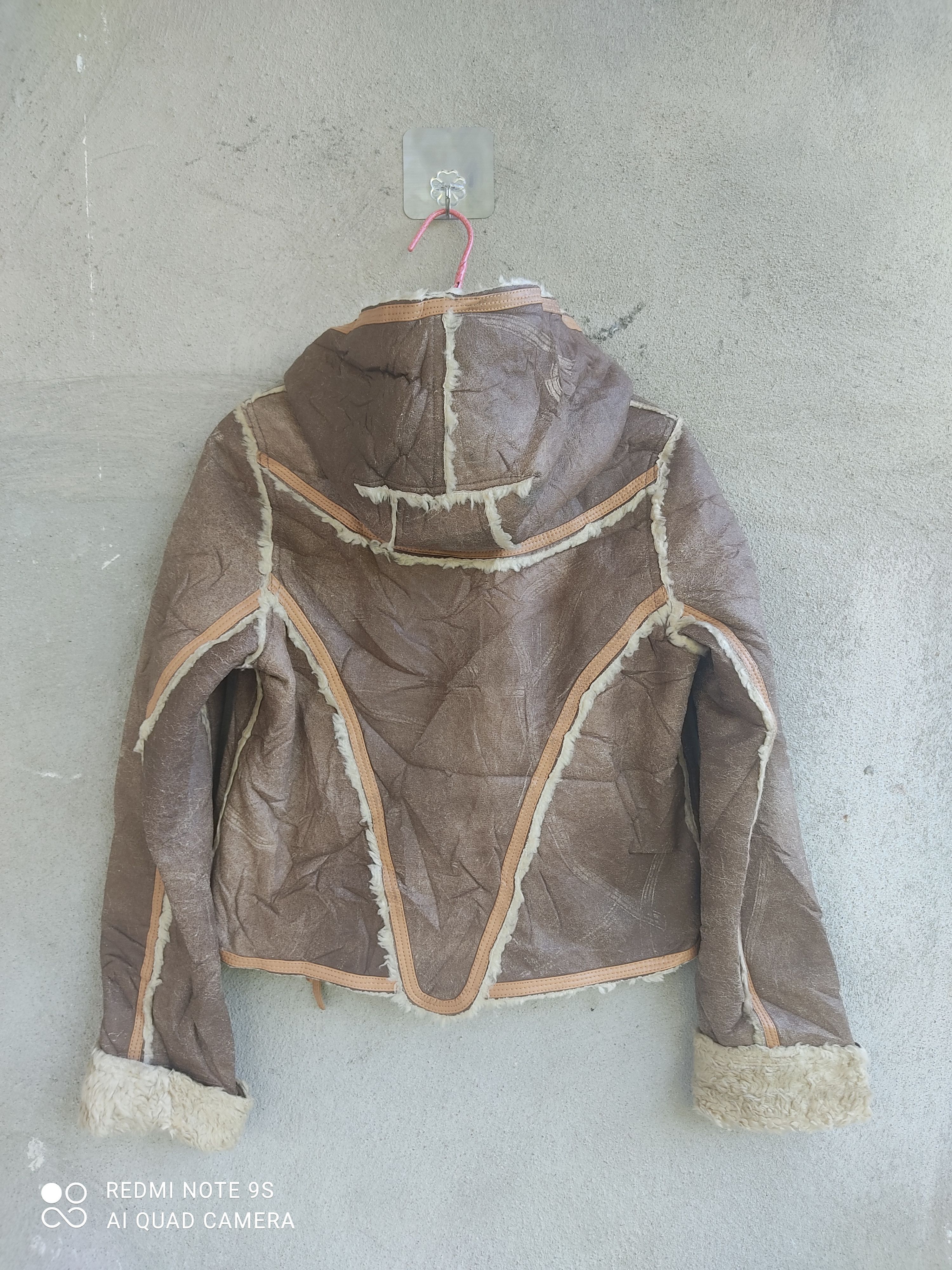 Issey Miyake Tsumori Chisato Shearling Sheepskin Leather Jacket Size US S / EU 44-46 / 1 - 8 Thumbnail