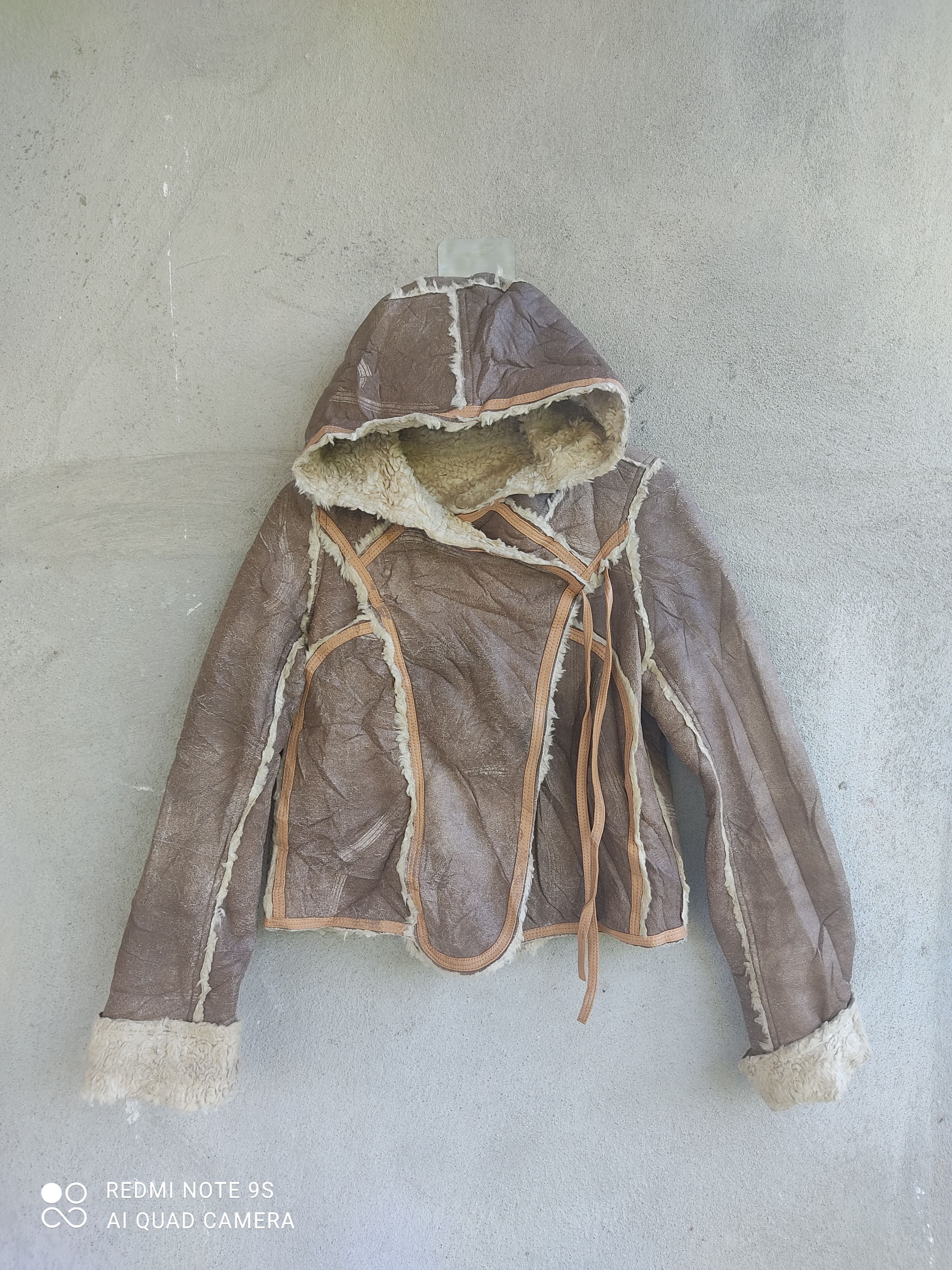 Issey Miyake Tsumori Chisato Shearling Sheepskin Leather Jacket Size US S / EU 44-46 / 1 - 1 Thumbnail