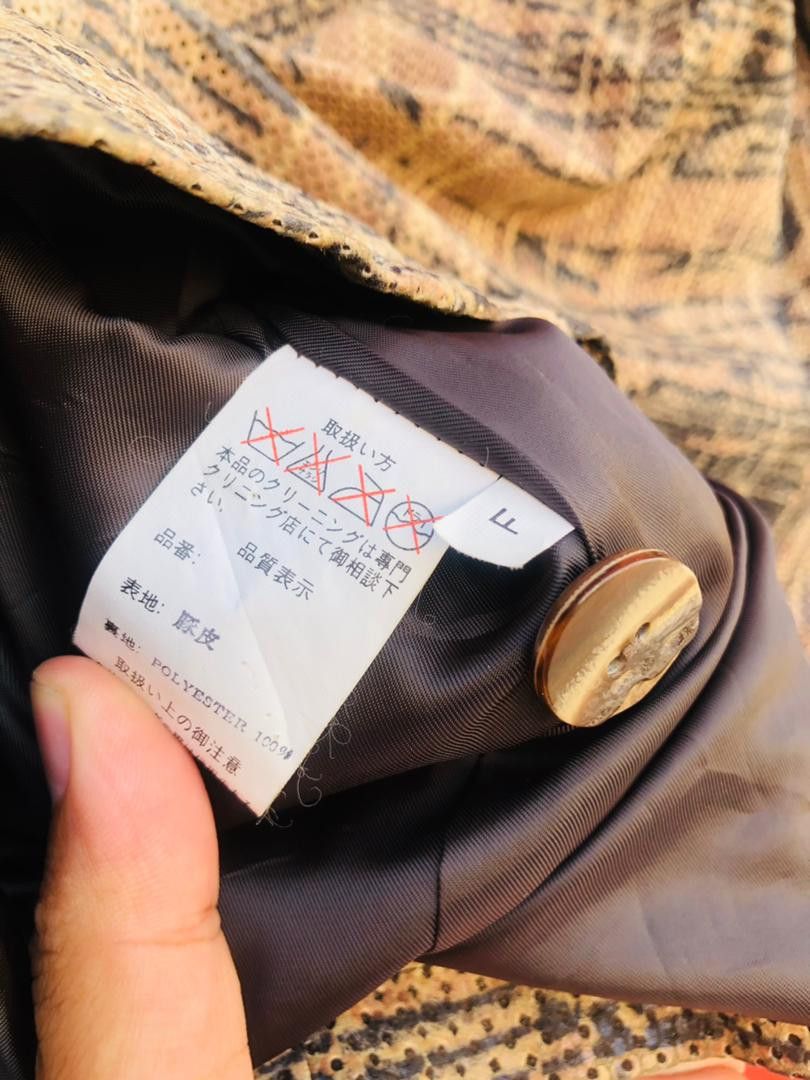 Vintage Japanese Designer Travis Scott Fashion Style Jacket