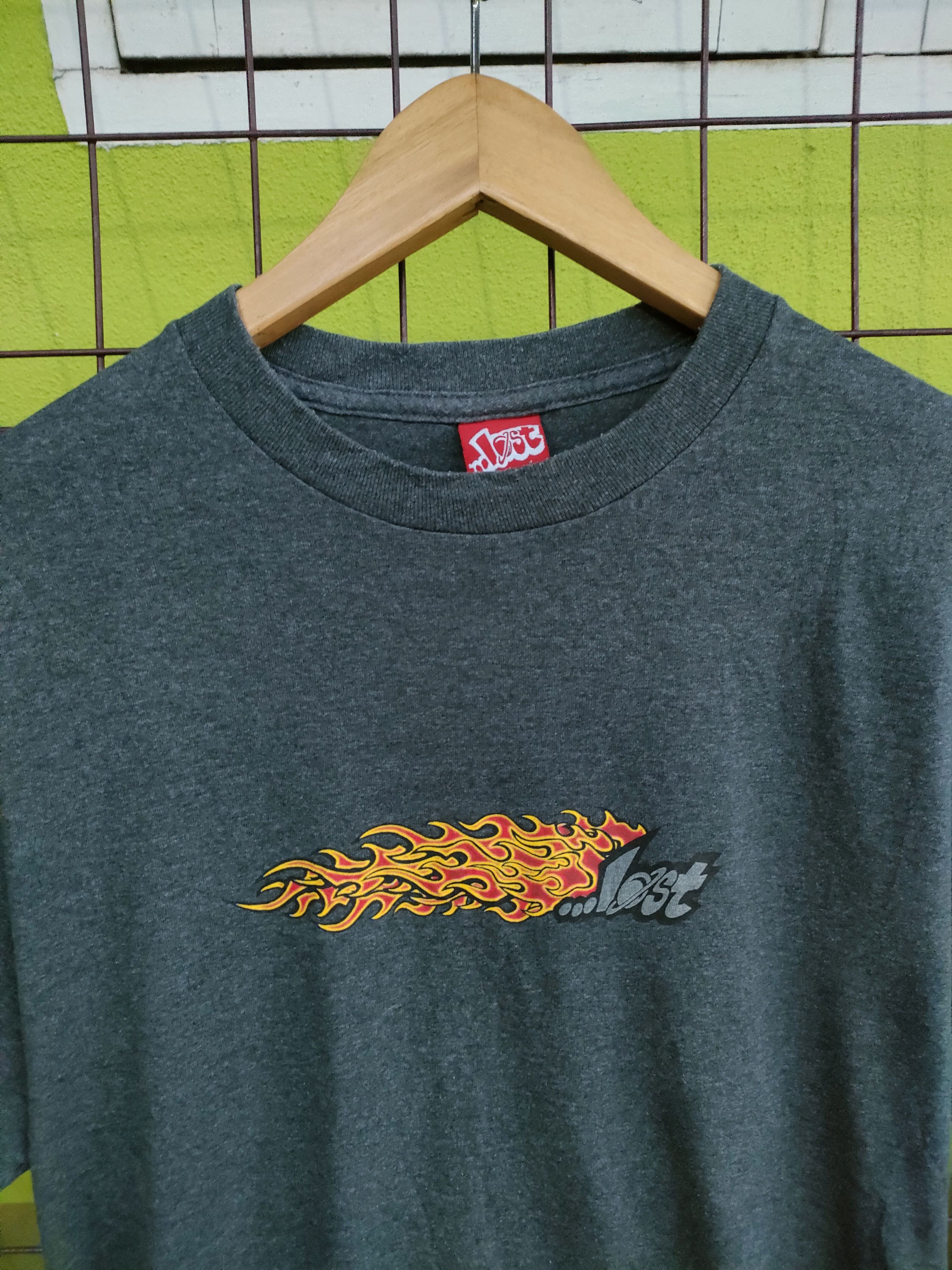 Lost Enterprises Lost Enterprise Fire Print T-shirt Size US L / EU 52-54 / 3 - 5 Thumbnail