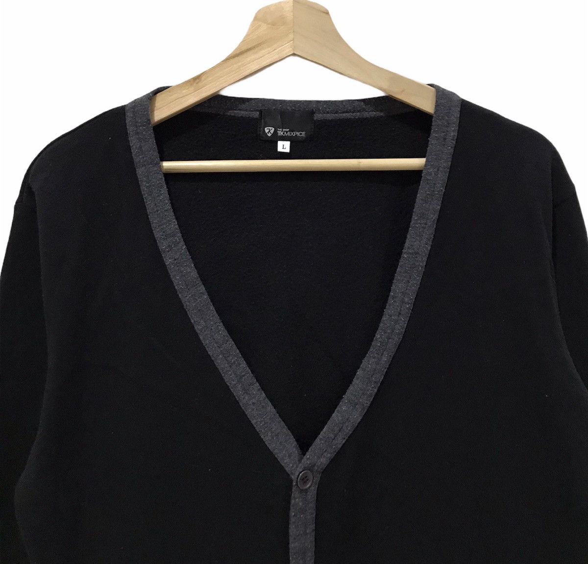 If Six Was Nine 🔥Takeo Kikuchi Punk Gothic Black Cardigan Size US M / EU 48-50 / 2 - 3 Thumbnail