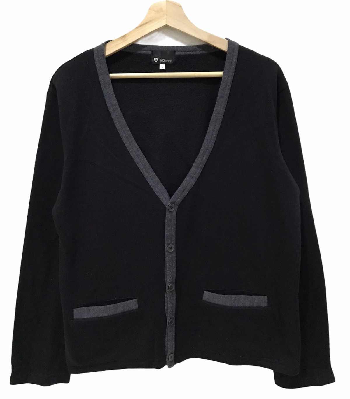 If Six Was Nine 🔥Takeo Kikuchi Punk Gothic Black Cardigan Size US M / EU 48-50 / 2 - 1 Thumbnail
