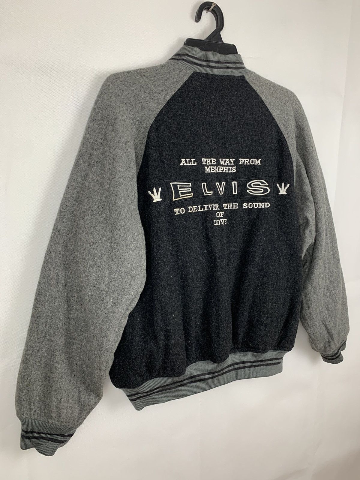 Japanese Brand ELVIS PRESLEY Varsity Jacket Size US L / EU 52-54 / 3 - 7 Thumbnail