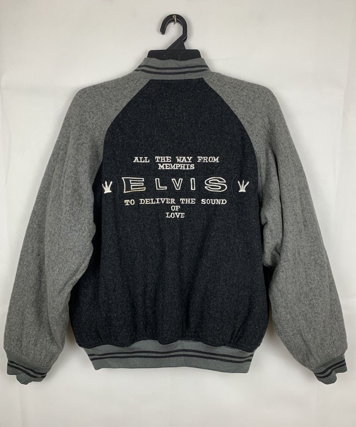 Japanese Brand ELVIS PRESLEY Varsity Jacket Size US L / EU 52-54 / 3 - 5 Thumbnail