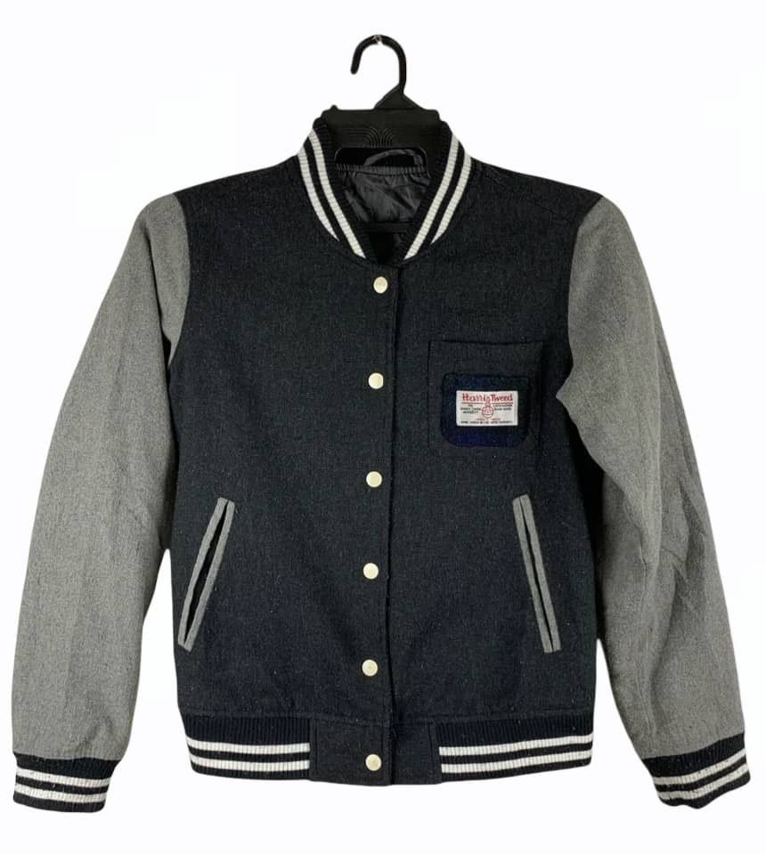 Harris Tweed × Swagger Swagger x Harris Tweed Bomber Hoodie Jacket