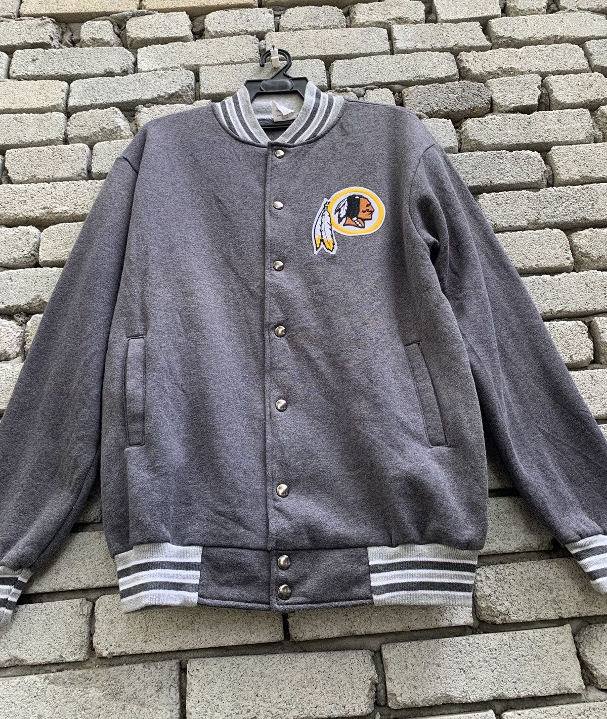 Majestic Majestic Indians 2/Blend Material Varsity Jacket Size US M / EU 48-50 / 2 - 13 Thumbnail