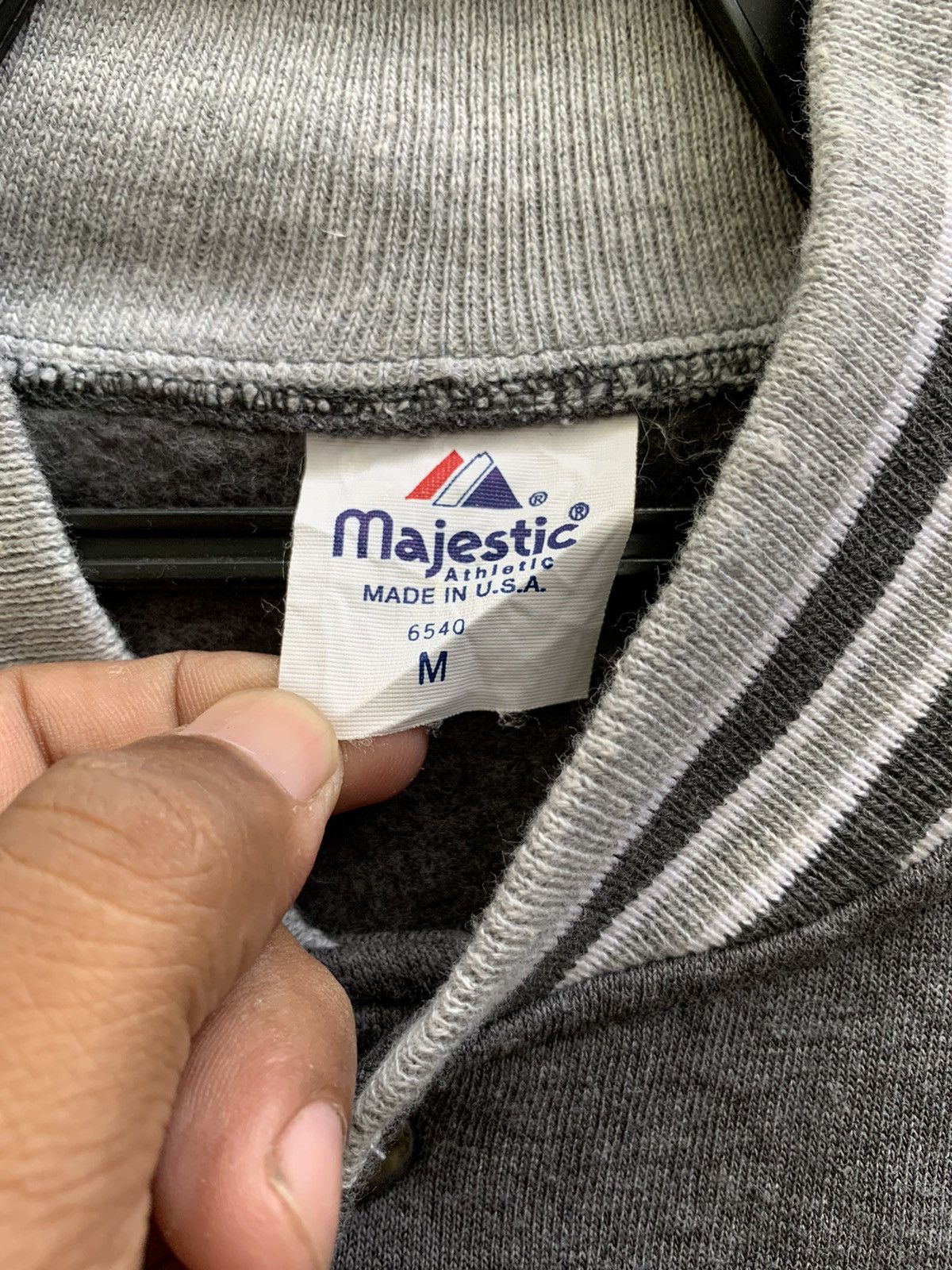 Majestic Majestic Indians 2/Blend Material Varsity Jacket Size US M / EU 48-50 / 2 - 14 Thumbnail