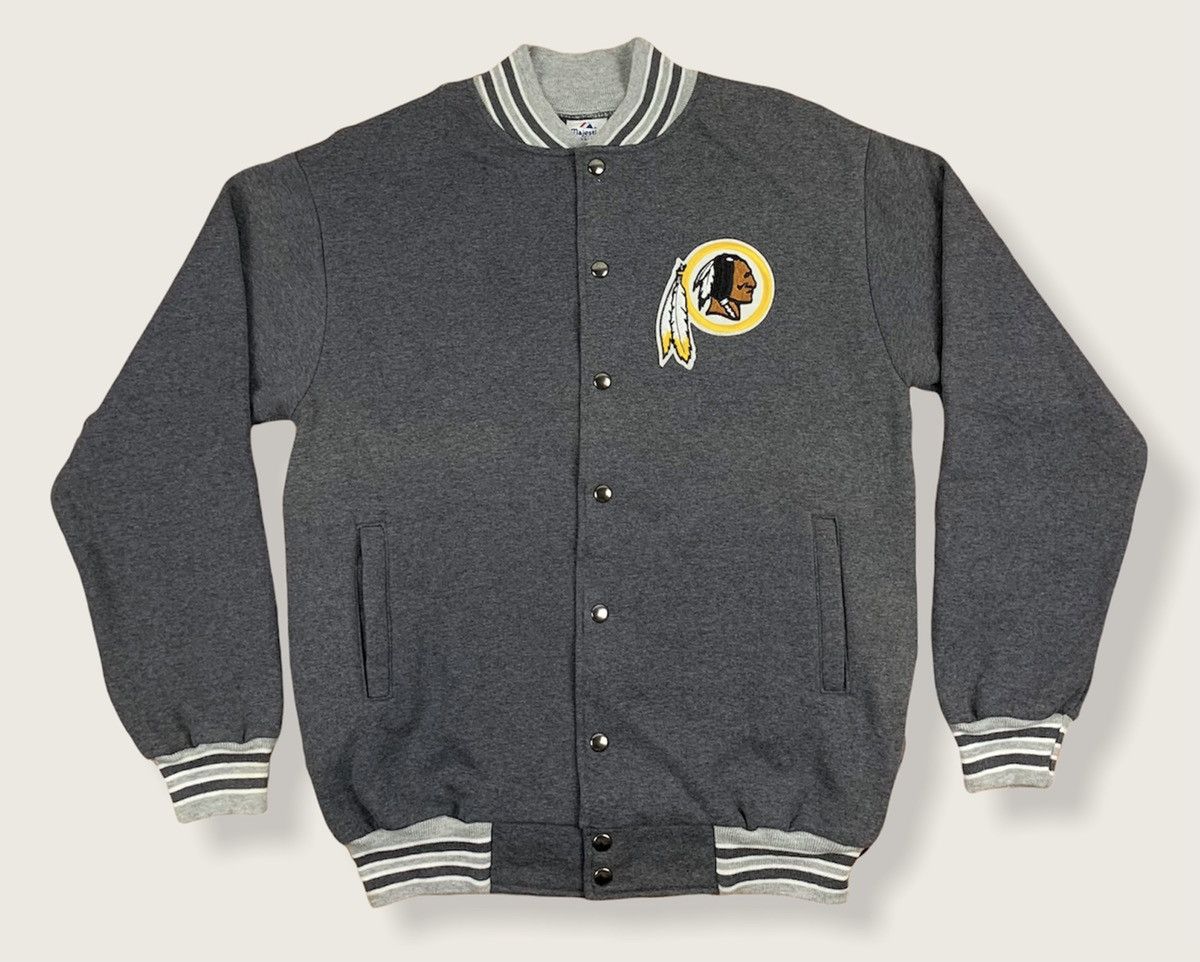 Majestic Majestic Indians 2/Blend Material Varsity Jacket Size US M / EU 48-50 / 2 - 16 Thumbnail