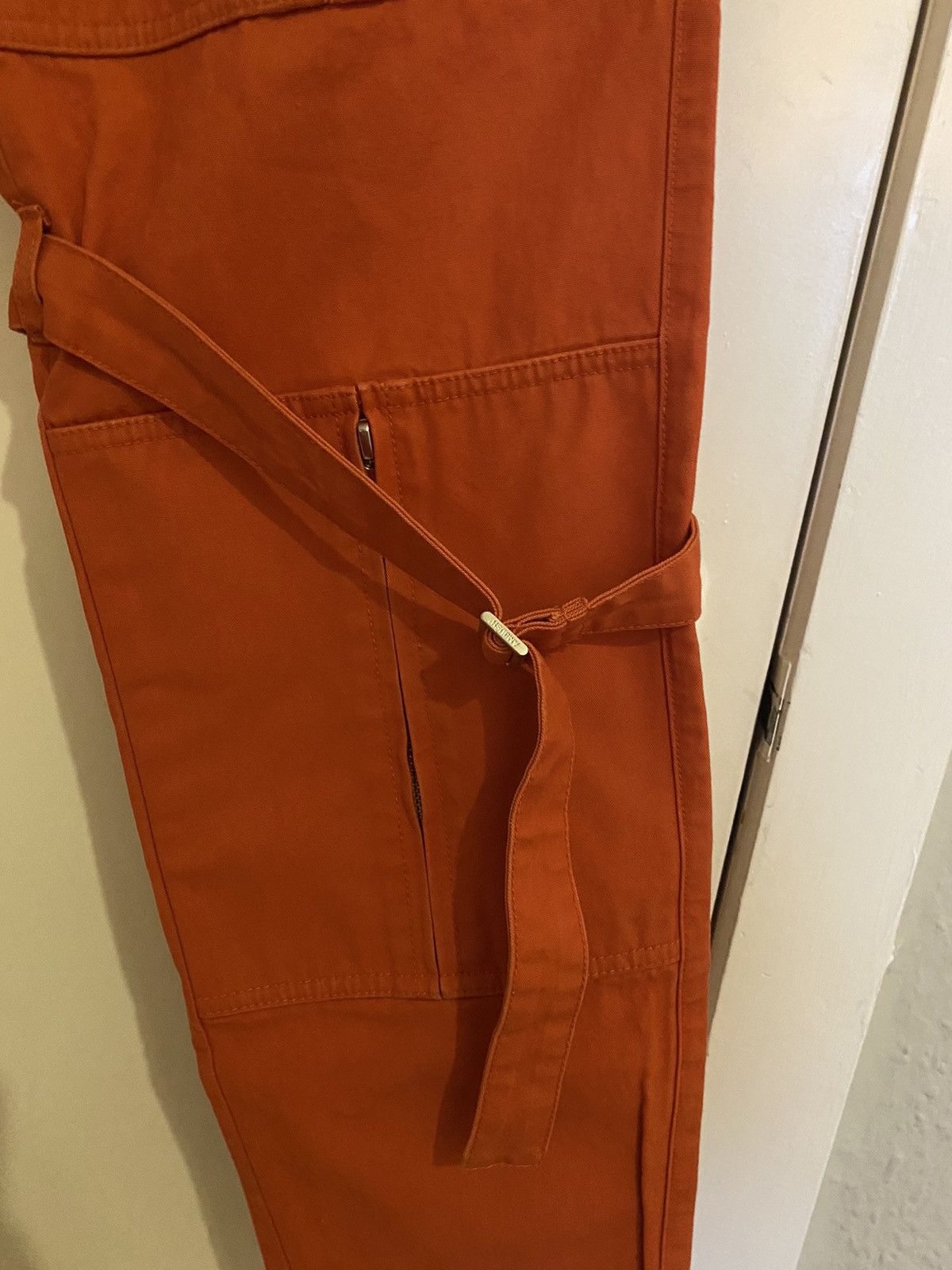 Ambush Design Ambush orange tapered cotton-canvas trousers Size US 31 - 6 Thumbnail