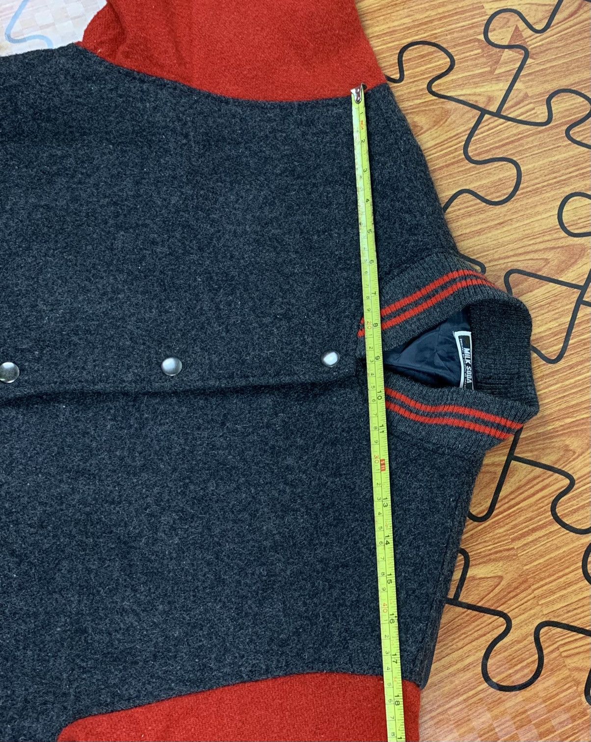Japanese Brand Milk Soda by Sanzoku No Yakata Varsity Jacket Size US M / EU 48-50 / 2 - 17 Thumbnail