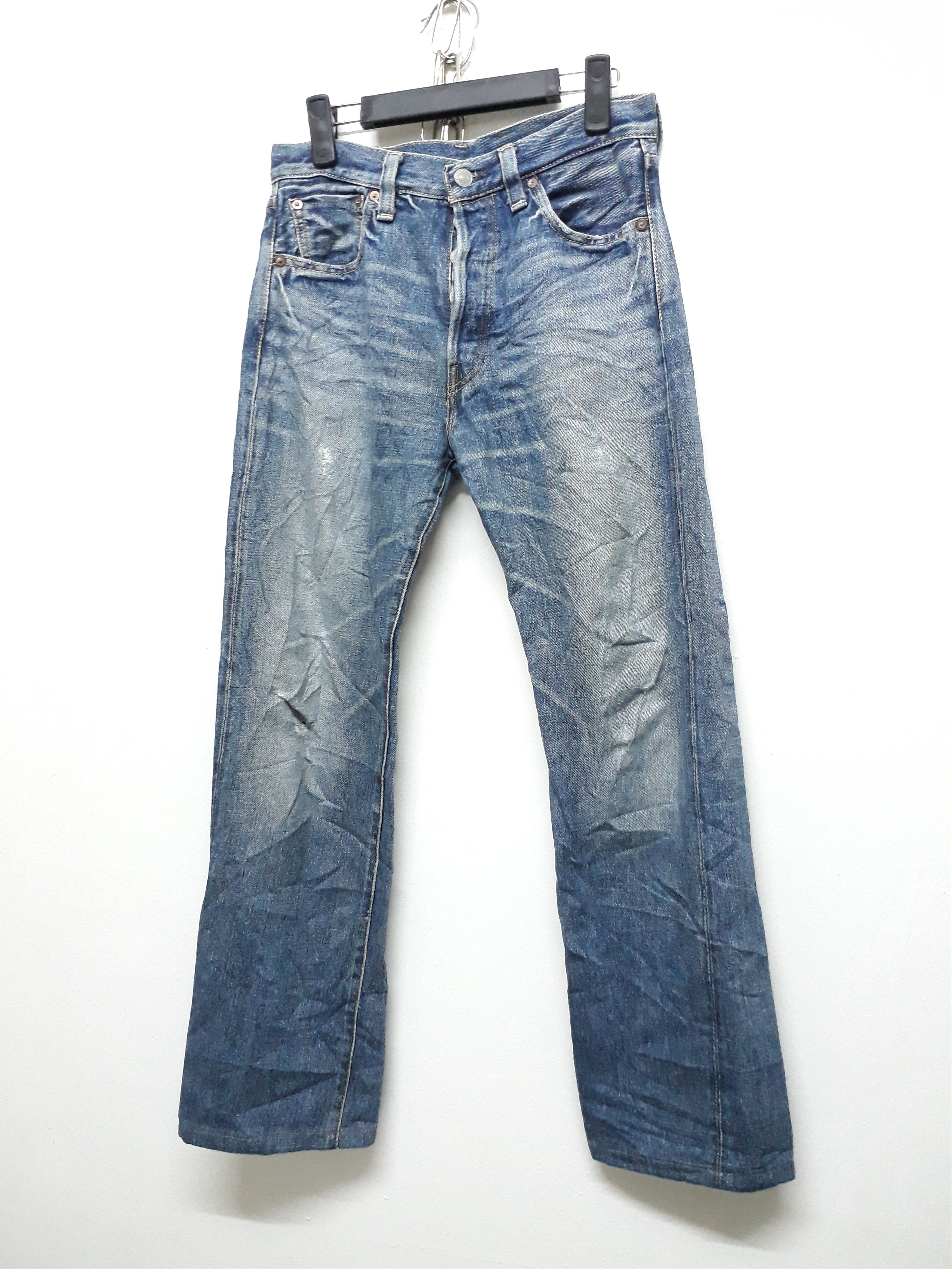 Levi's 💥LEVIS 501 BIG E SELVEDGE J22 Stonewash Denim Pants Size US 30 / EU 46 - 14 Thumbnail