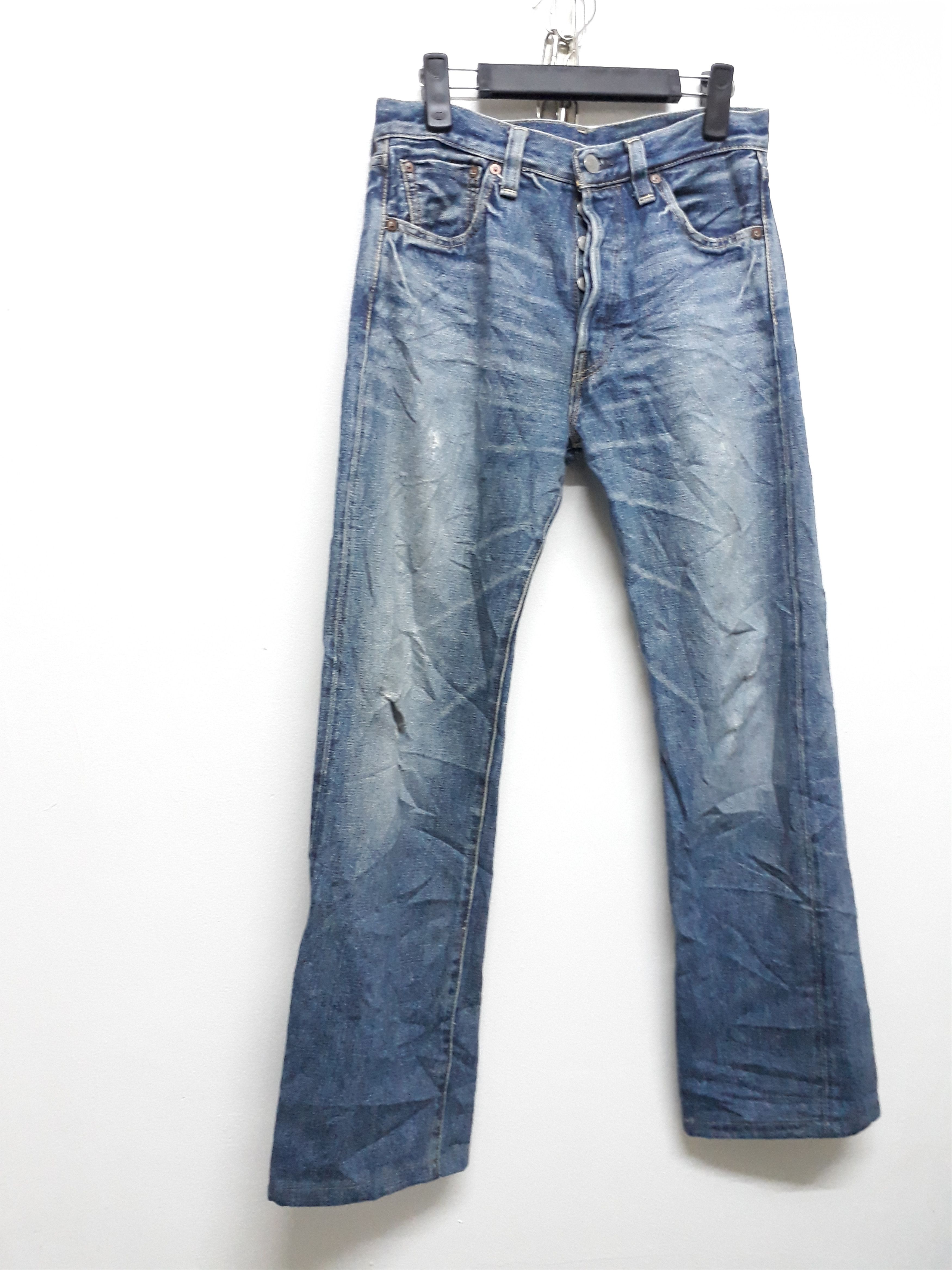 Levi's 💥LEVIS 501 BIG E SELVEDGE J22 Stonewash Denim Pants Size US 30 / EU 46 - 11 Thumbnail