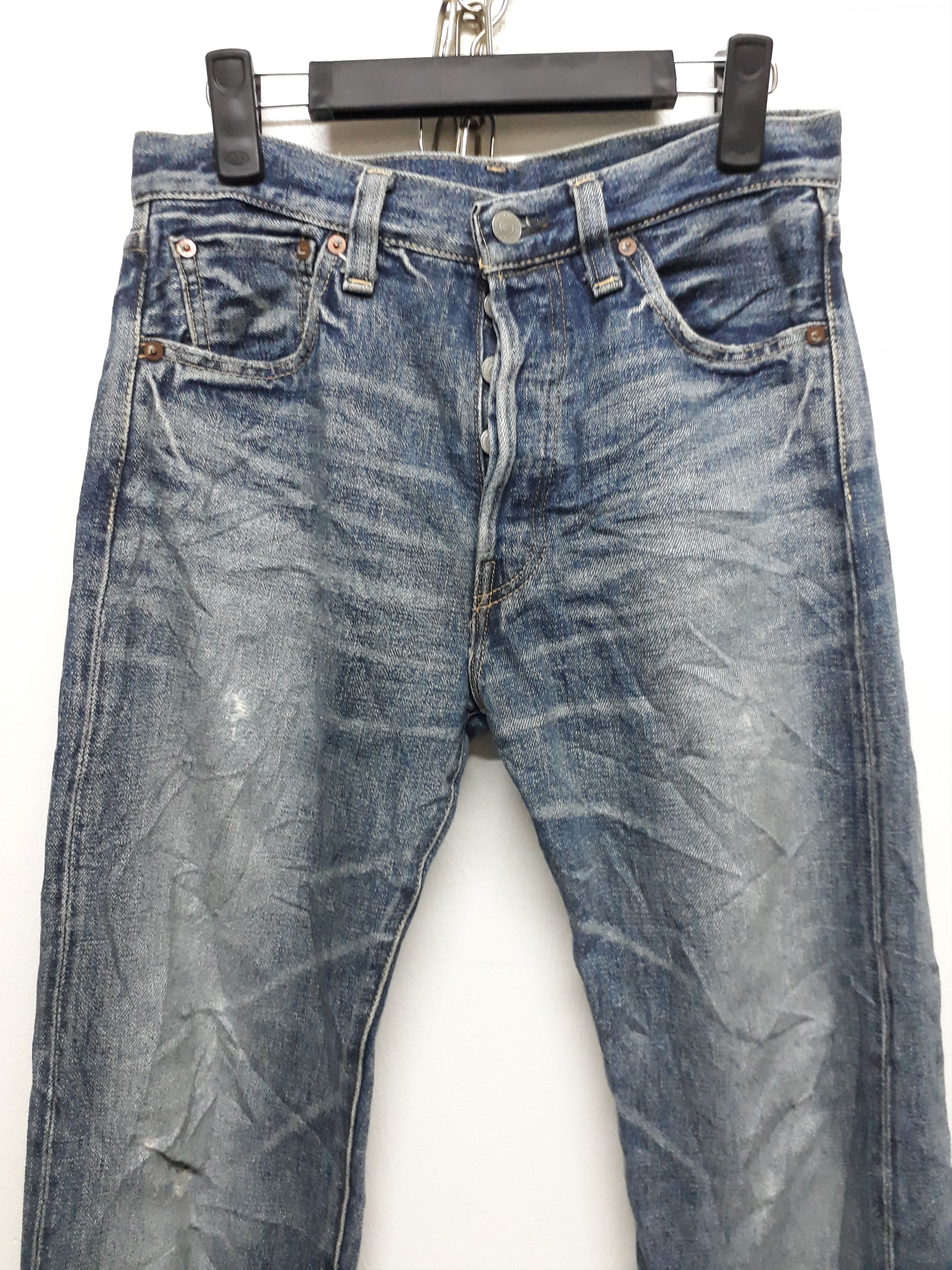 Levi's 💥LEVIS 501 BIG E SELVEDGE J22 Stonewash Denim Pants Size US 30 / EU 46 - 13 Thumbnail
