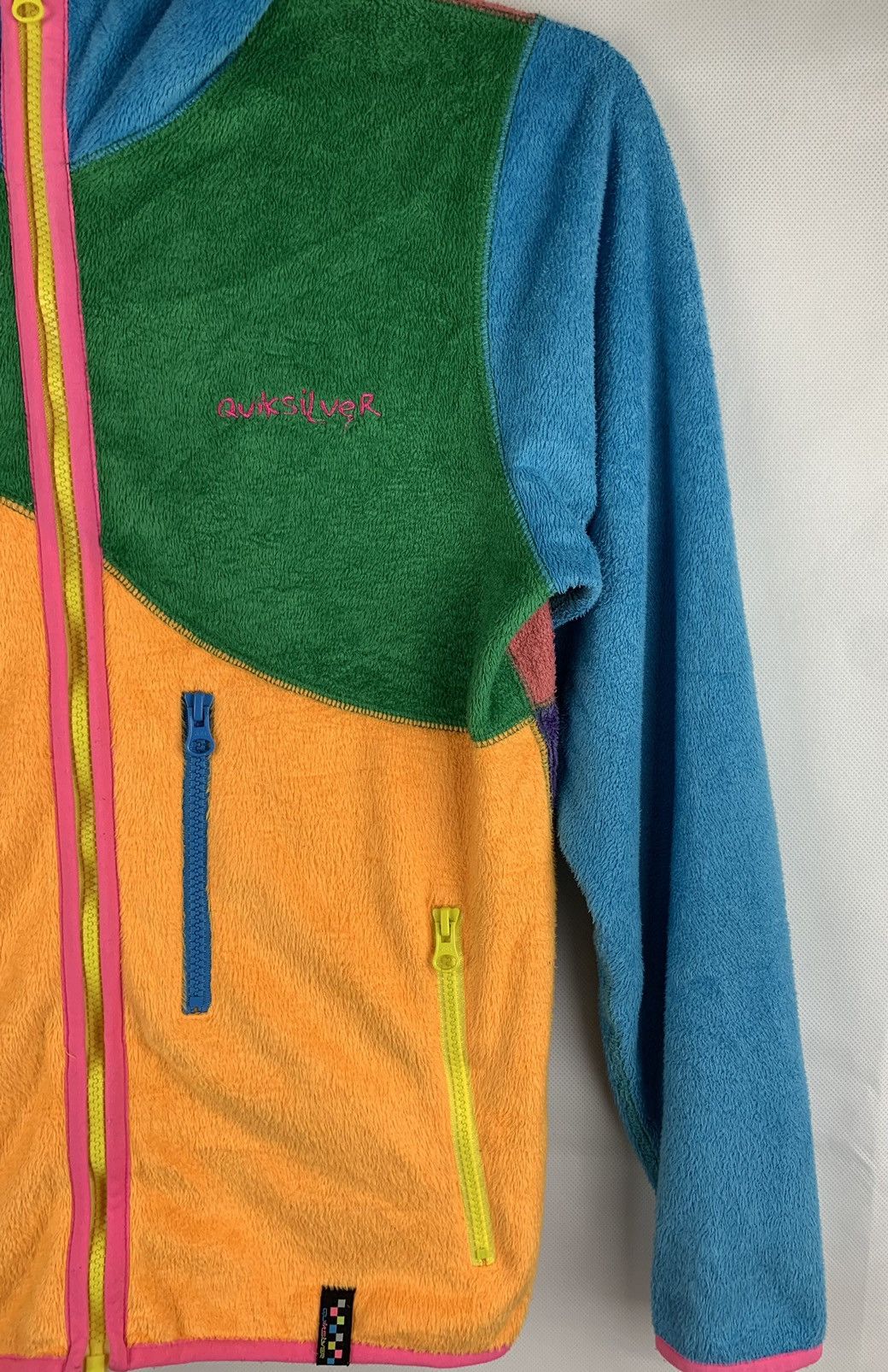 Quicksilver Multiple Colour Quicksilver Neon Adikt Fleece Hoodie Jacket Size US XS / EU 42 / 0 - 8 Thumbnail