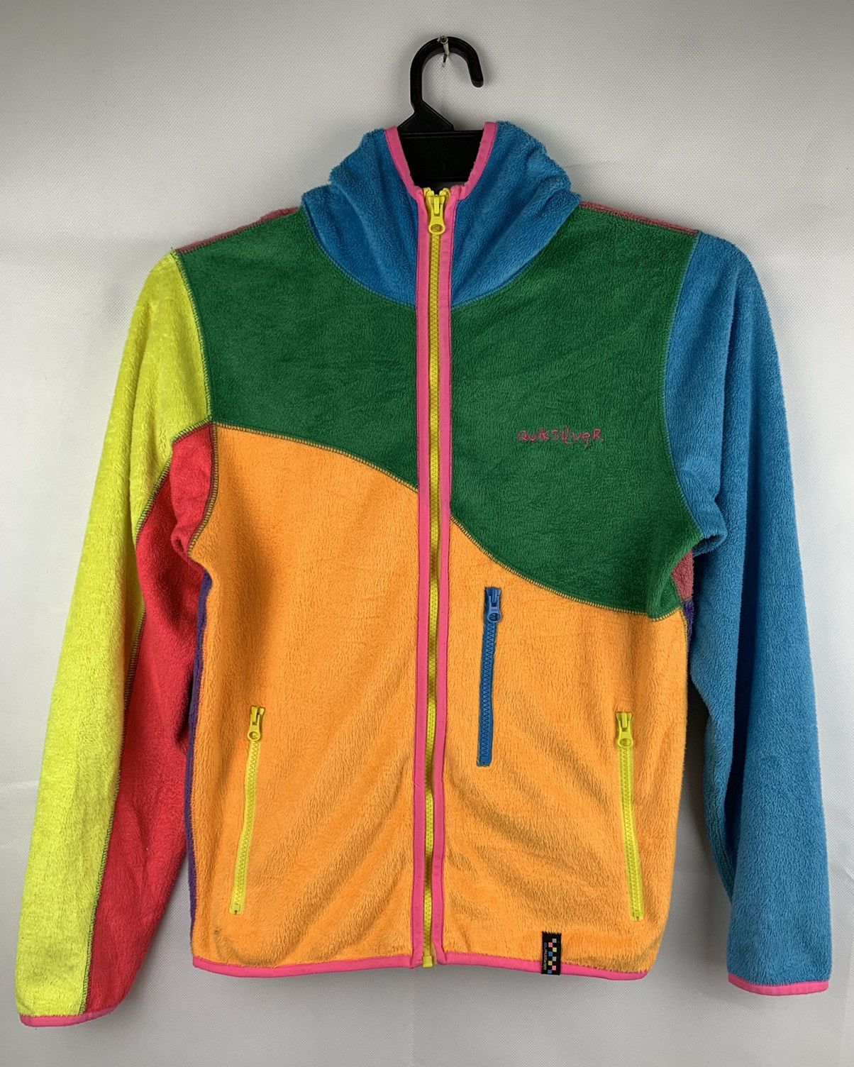 Quicksilver Multiple Colour Quicksilver Neon Adikt Fleece Hoodie Jacket Size US XS / EU 42 / 0 - 2 Thumbnail