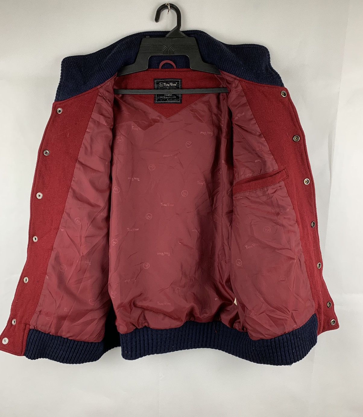 Japanese Brand Troy Bros Varsity Jacket Sport Human Nature Cal.. USA Patch Size US L / EU 52-54 / 3 - 12 Thumbnail