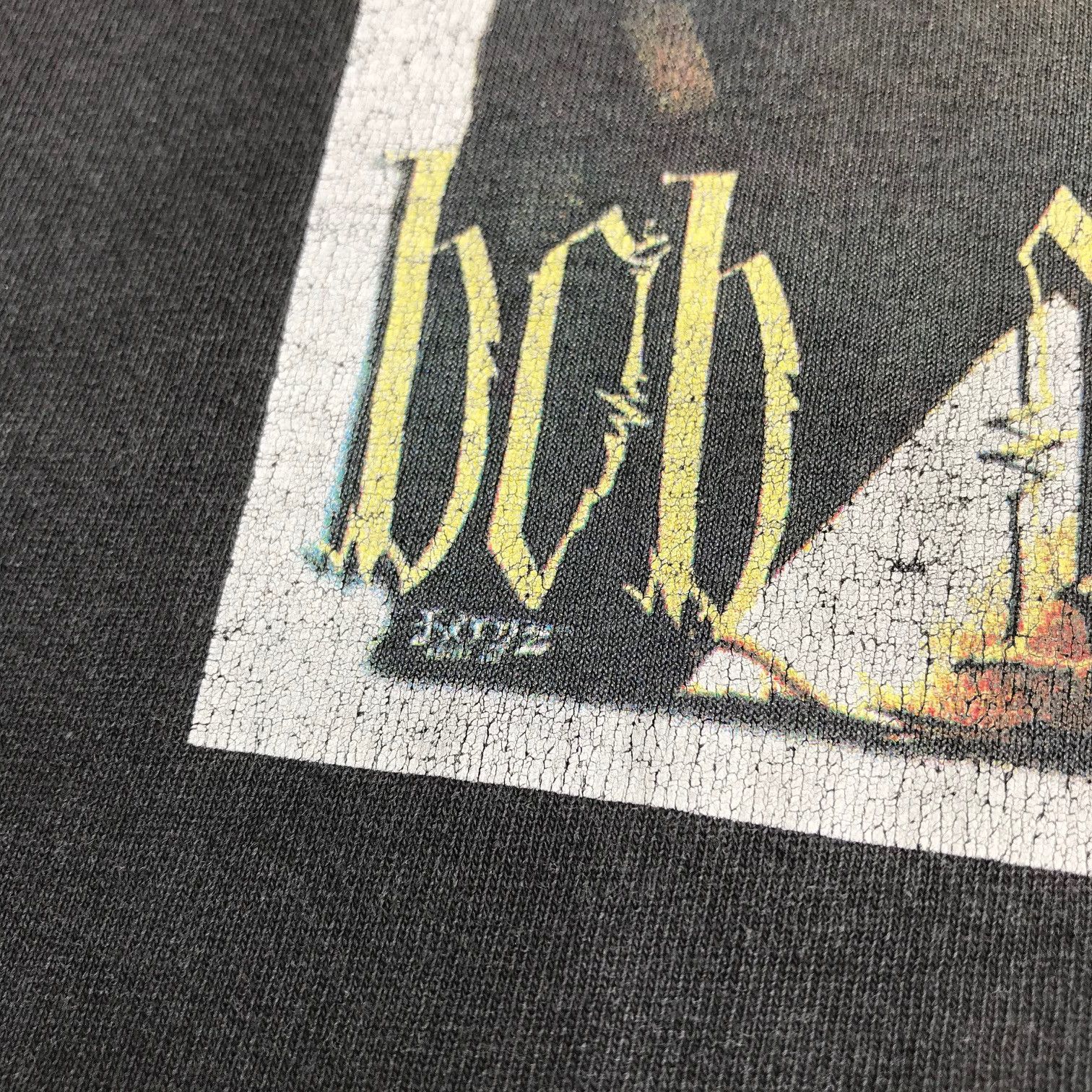 Band Tees Vintage 90s Bob Marley Reggae Lion Marihuana Rootz Tee Faded Size US L / EU 52-54 / 3 - 3 Thumbnail