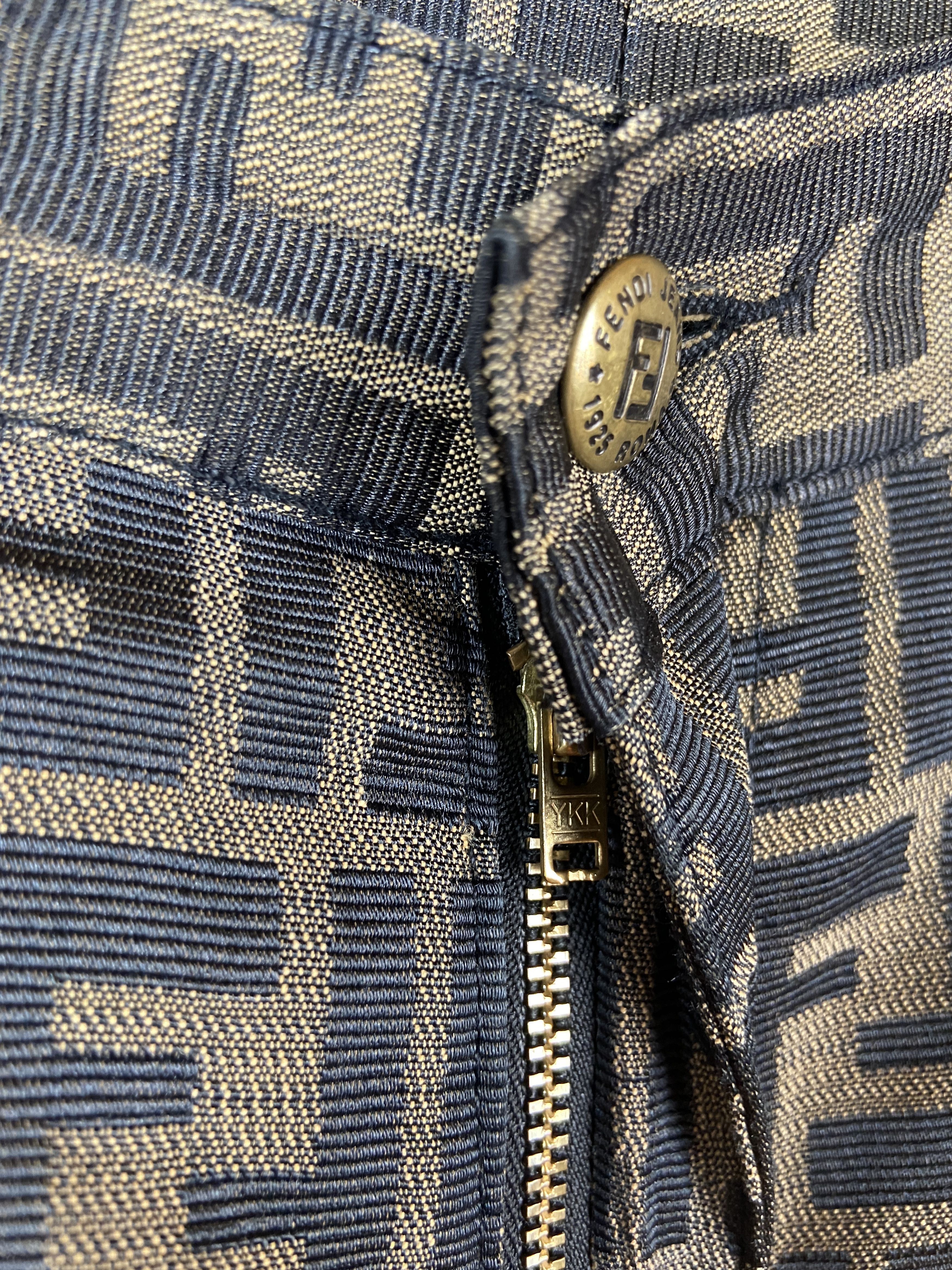 Fendi × Vintage Vintage Fendi Zucca Monogram Pants Size US 29 - 7 Thumbnail
