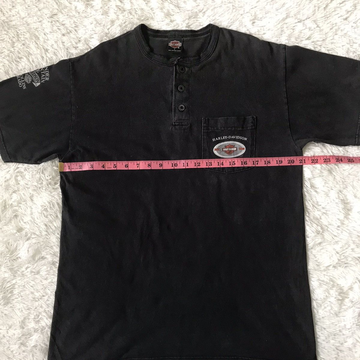 Harley Davidson Harley Davidson Tee Single Pocket Made in Usa Size US L / EU 52-54 / 3 - 21 Thumbnail