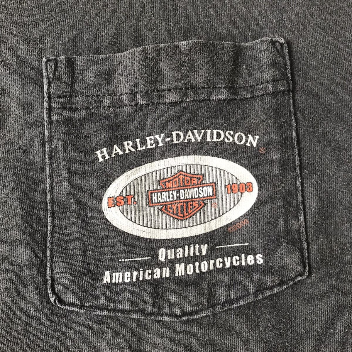 Harley Davidson Harley Davidson Tee Single Pocket Made in Usa Size US L / EU 52-54 / 3 - 7 Thumbnail