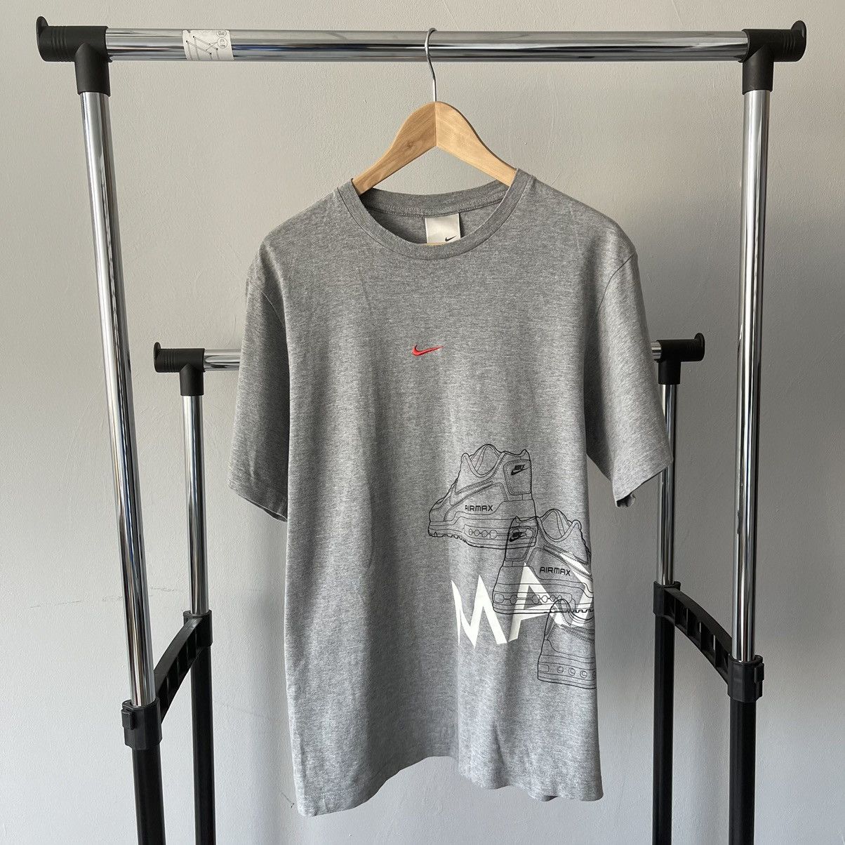 Vintage Nike T Shirt Mid Swoosh Travis Scott