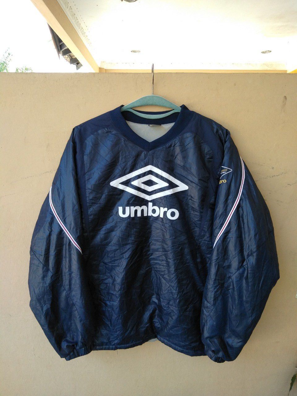 Umbro 90s UMBRO BIG LOGO DOUBLE LAYER JERSEY Size US L / EU 52-54 / 3 - 2 Thumbnail