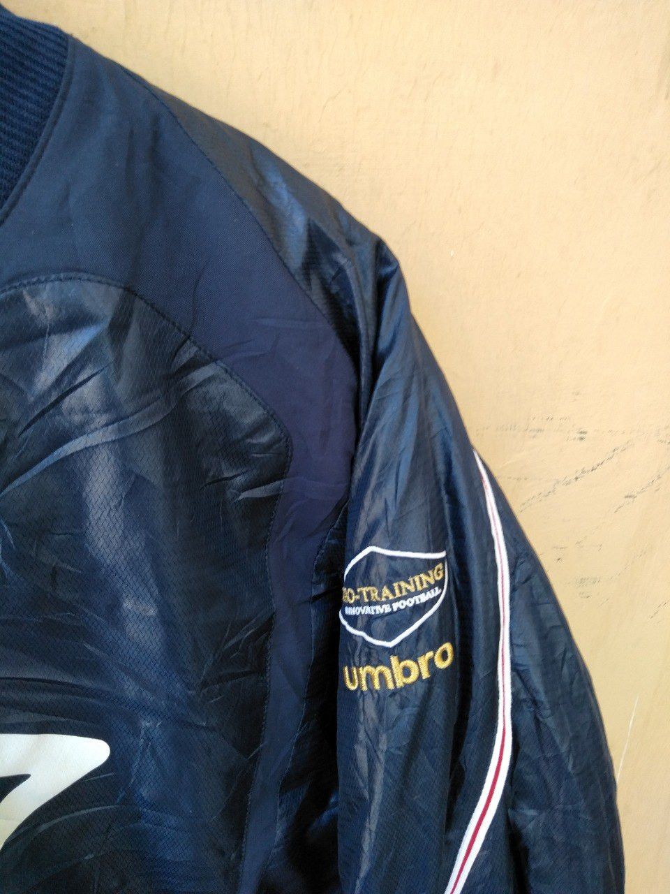 Umbro 90s UMBRO BIG LOGO DOUBLE LAYER JERSEY Size US L / EU 52-54 / 3 - 4 Thumbnail