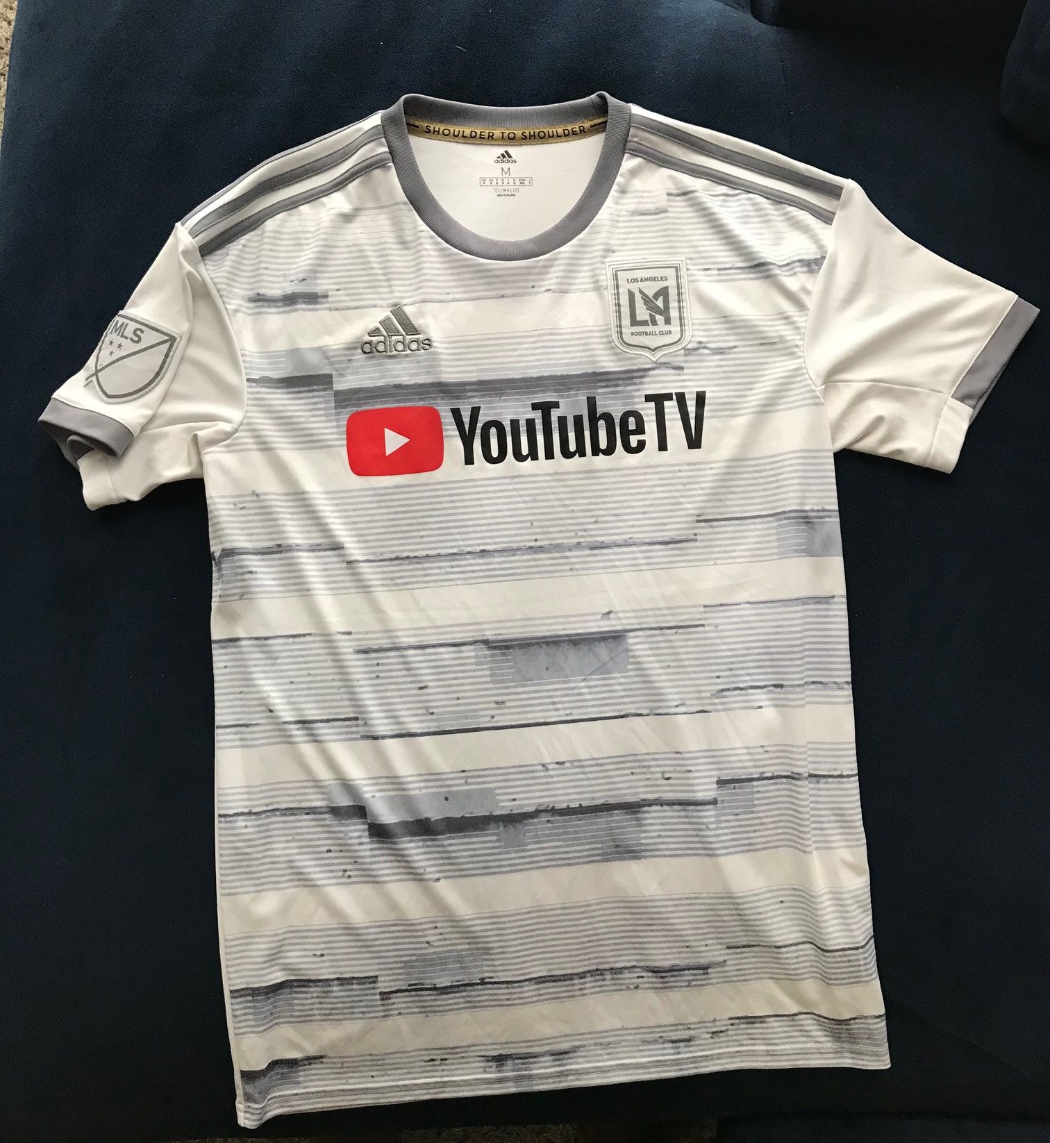 Adidas Adidas LA FC Men's Soccer Jersey MLS YouTube TV Size US M / EU 48-50 / 2 - 1 Thumbnail