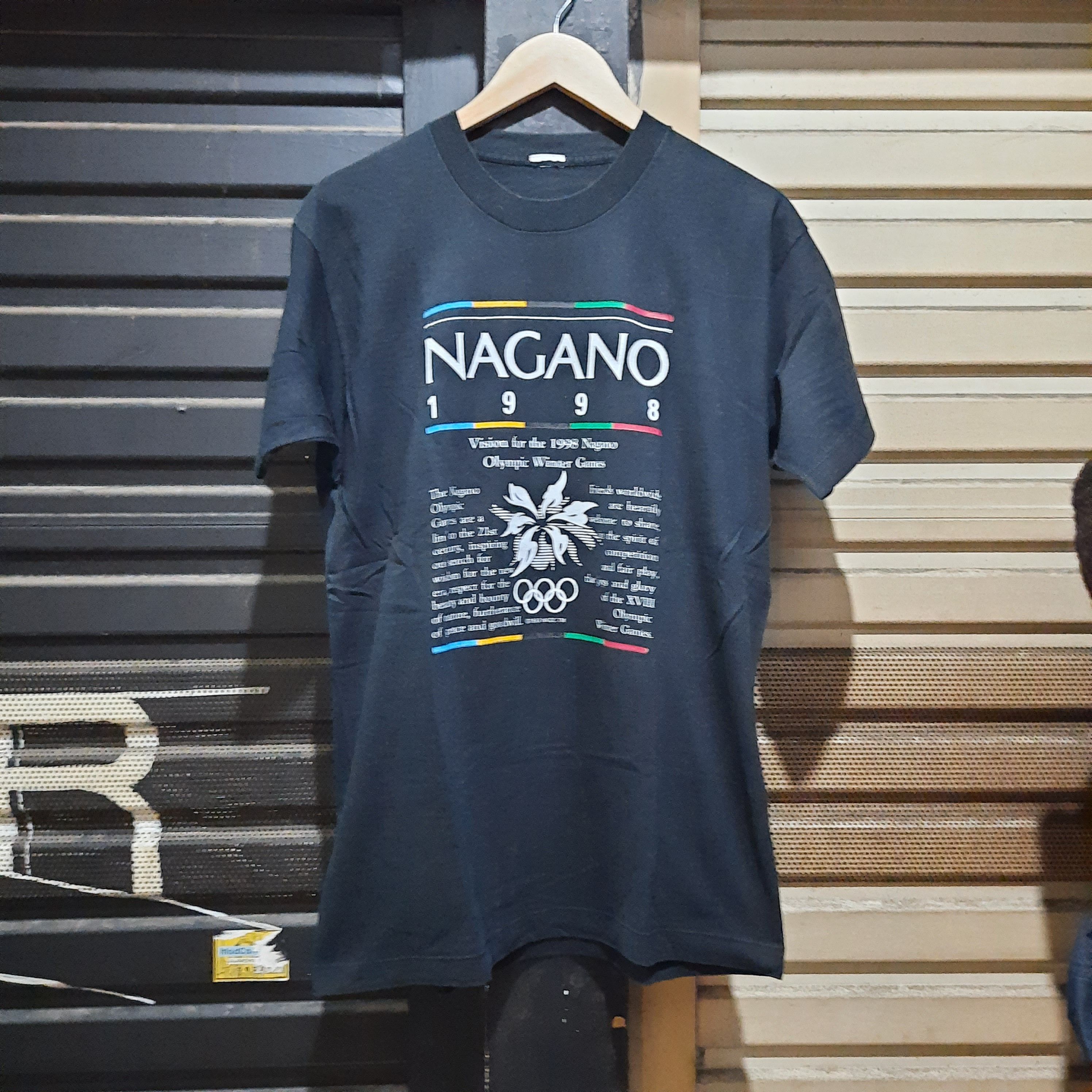 1998年長野オリンピック IBM Tシャツ 1998 長野オリンピック IBM tシャツ 企業 コラボ スキー 五輪