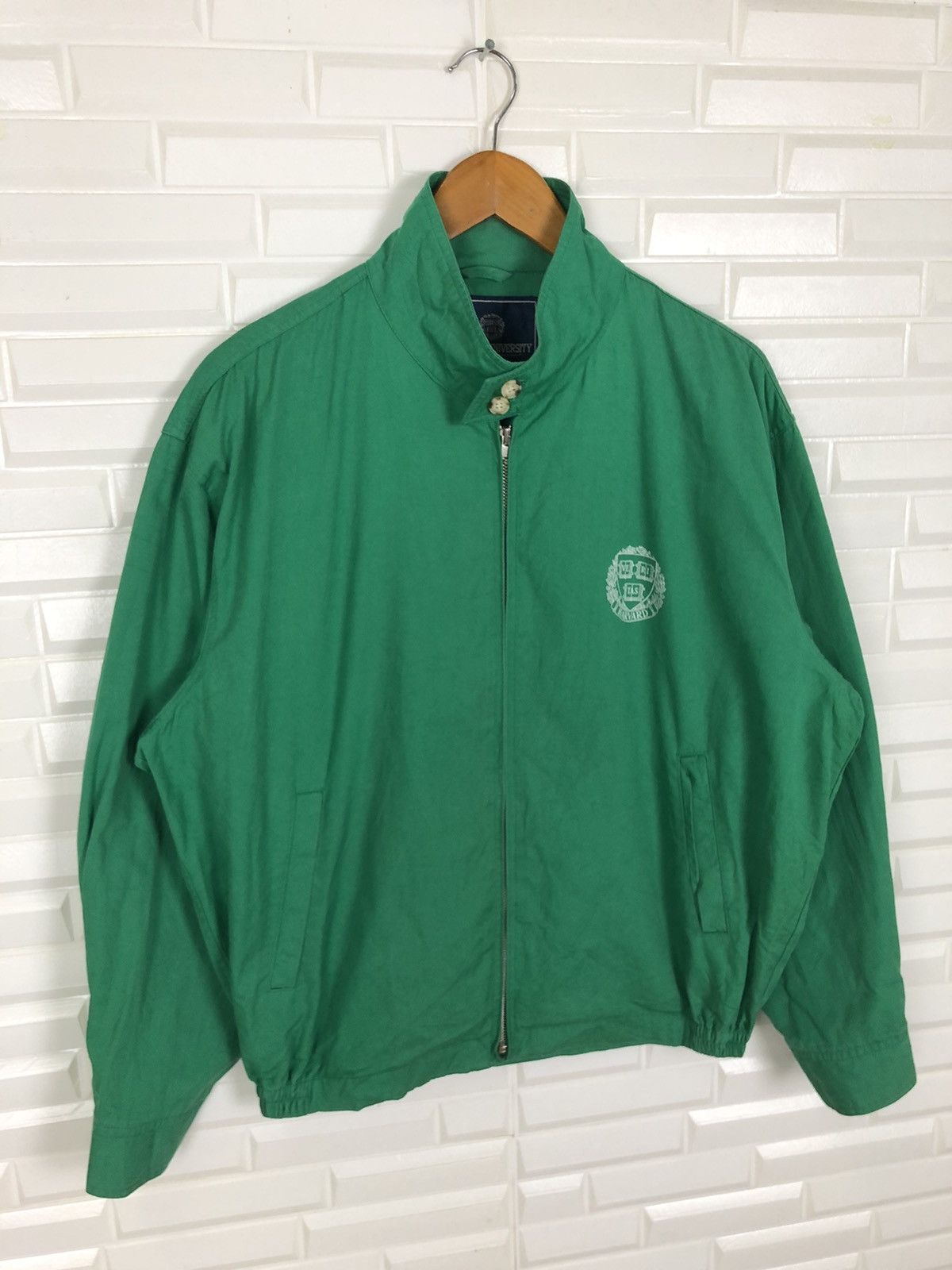 Vintage HARVARD UNIVERSITY FULL ZIPPER LIGHT JACKET Size US M / EU 48-50 / 2 - 4 Thumbnail