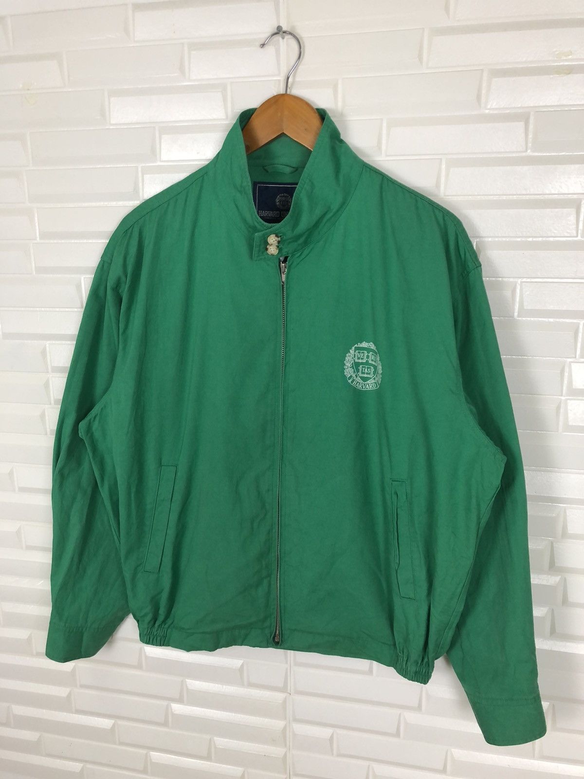 Vintage HARVARD UNIVERSITY FULL ZIPPER LIGHT JACKET Size US M / EU 48-50 / 2 - 3 Thumbnail