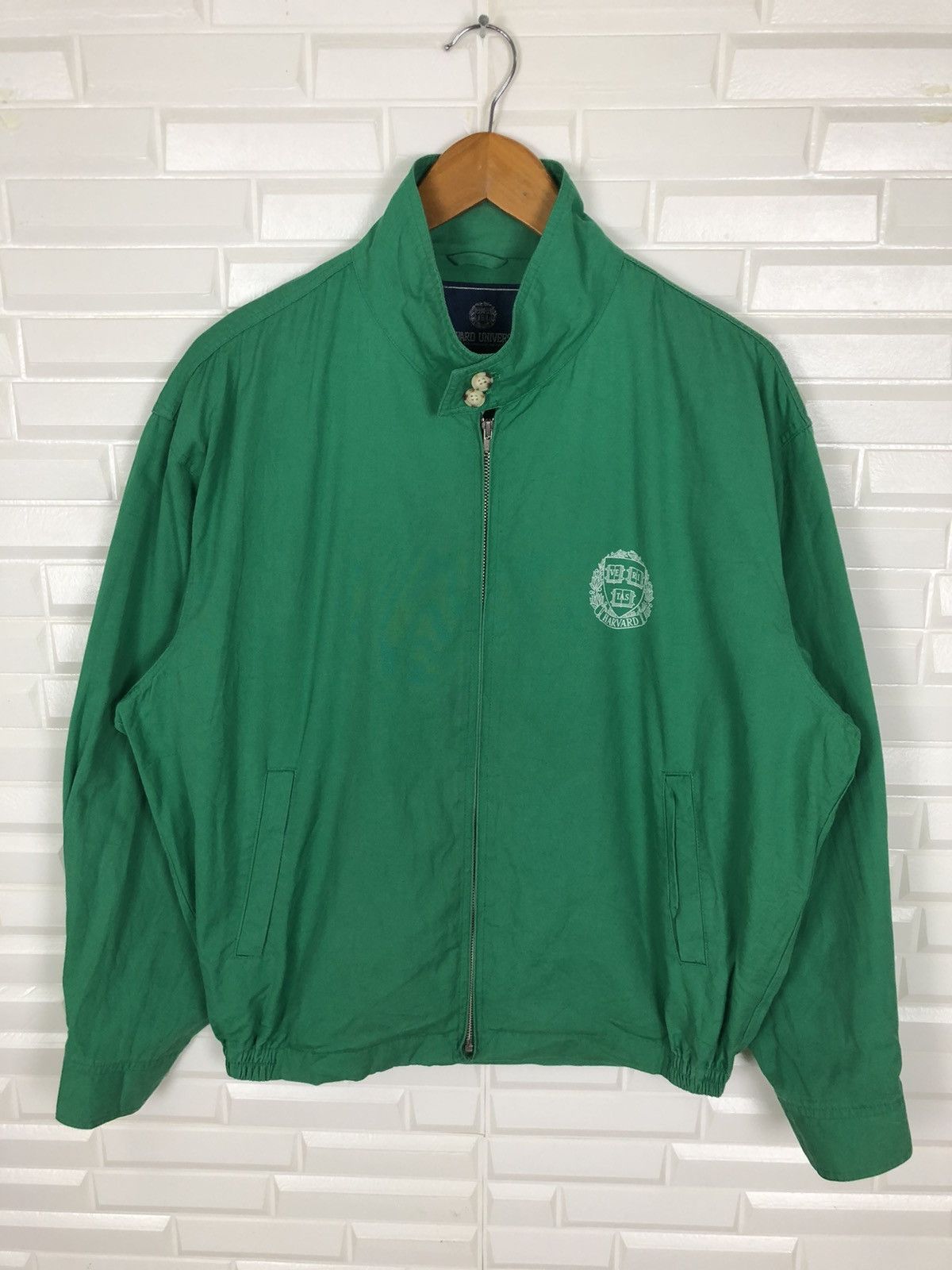 Vintage HARVARD UNIVERSITY FULL ZIPPER LIGHT JACKET Size US M / EU 48-50 / 2 - 2 Thumbnail