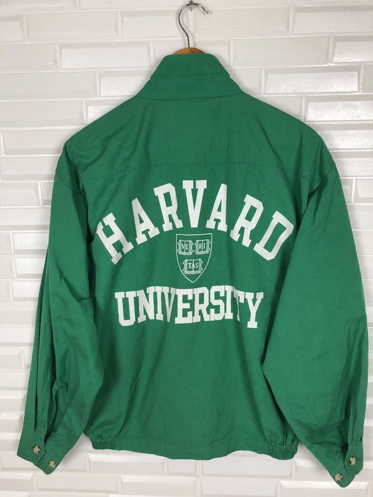 Vintage HARVARD UNIVERSITY FULL ZIPPER LIGHT JACKET Size US M / EU 48-50 / 2 - 7 Thumbnail