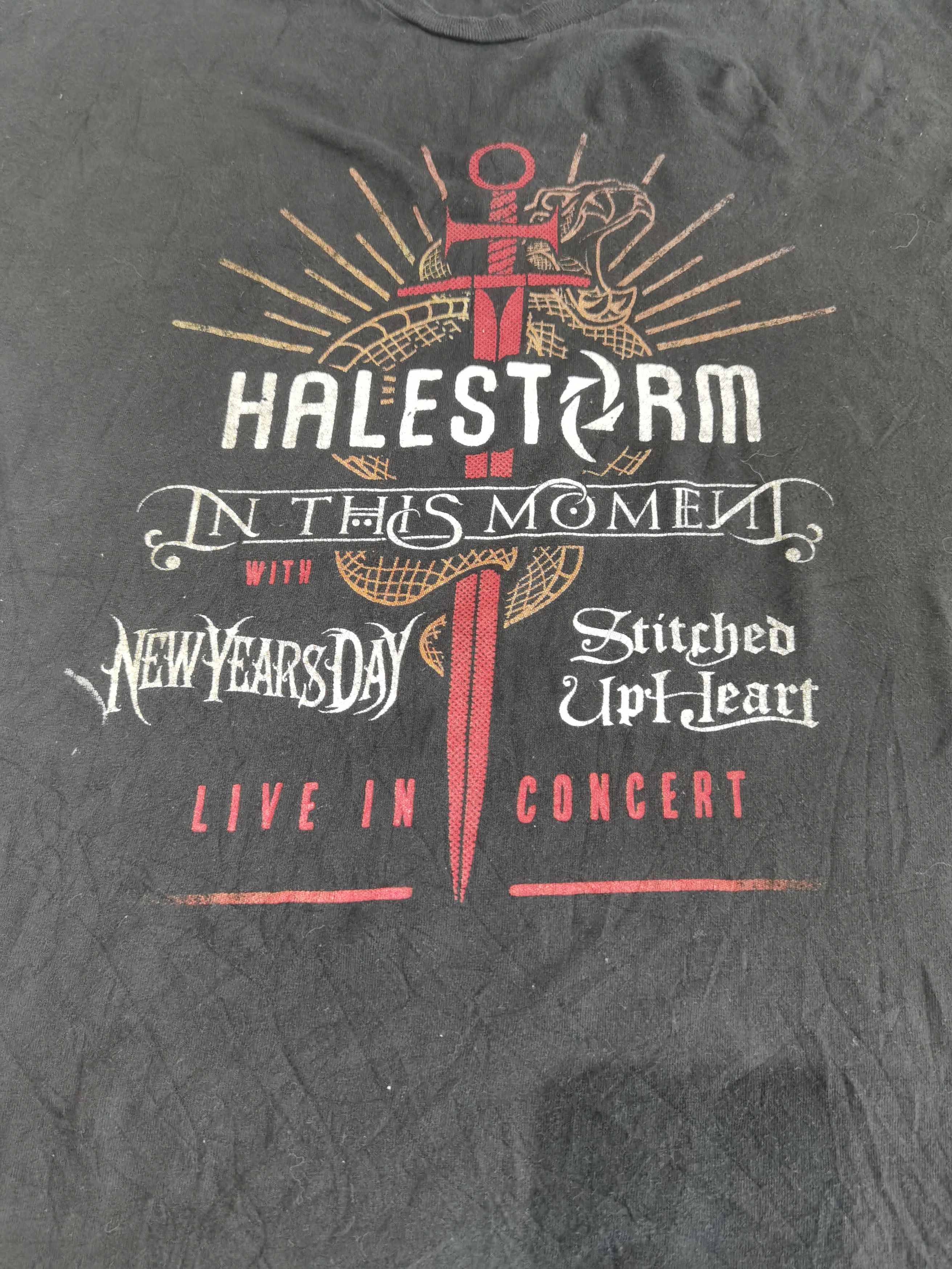 Band Tees Halestorm In This Moment Tour 2018 Size US L / EU 52-54 / 3 - 4 Thumbnail