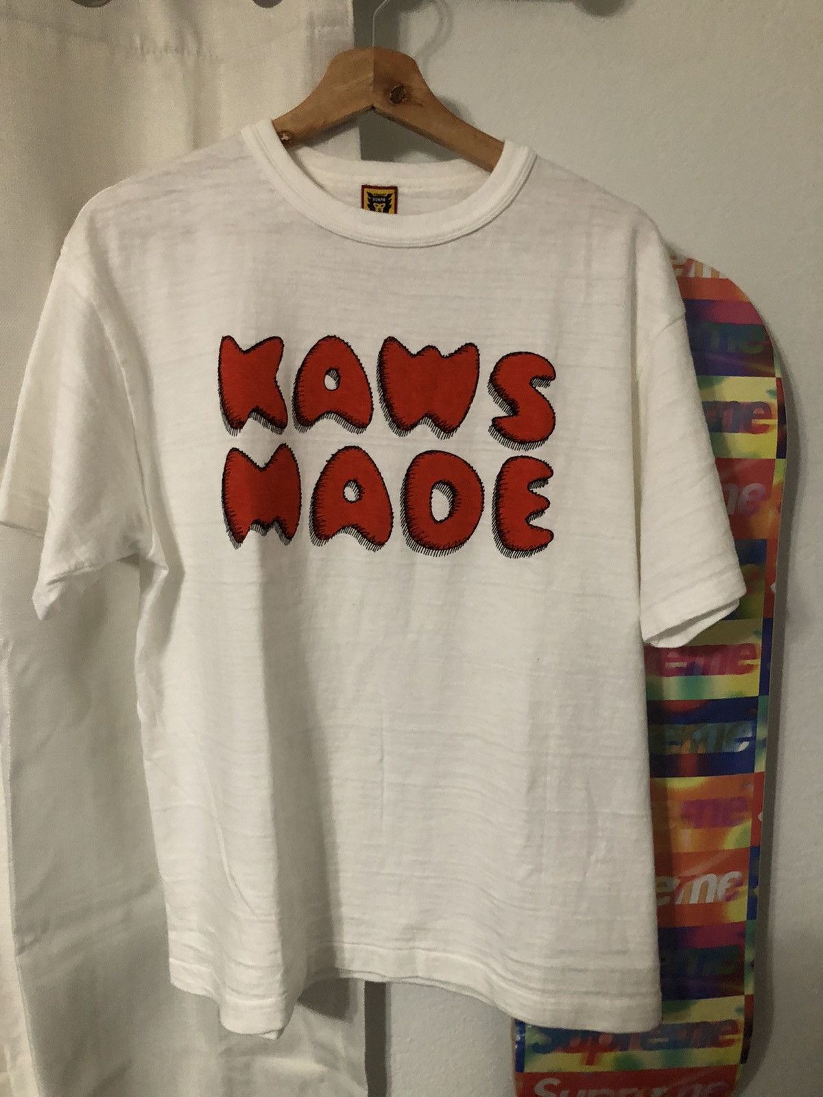 Human Made x KAWS #3 T-shirt WhiteHuman Made x KAWS #3 T-shirt White - OFour