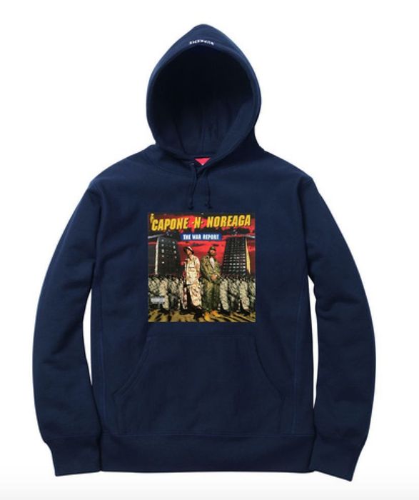 Supreme Supreme War Report Hoodie M Grailed