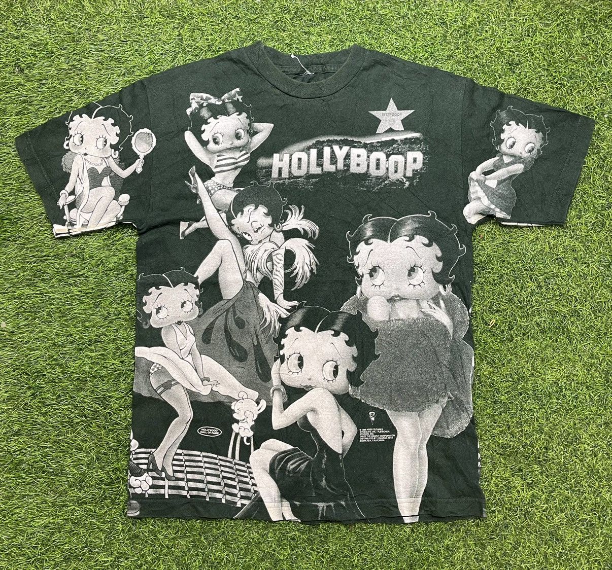 Cartoon Network × Vintage VINTAGE BETTY BOOP HOLYWOOD 1998 ALL OVER PRINT MOVIE TEES Size US L / EU 52-54 / 3 - 2 Thumbnail