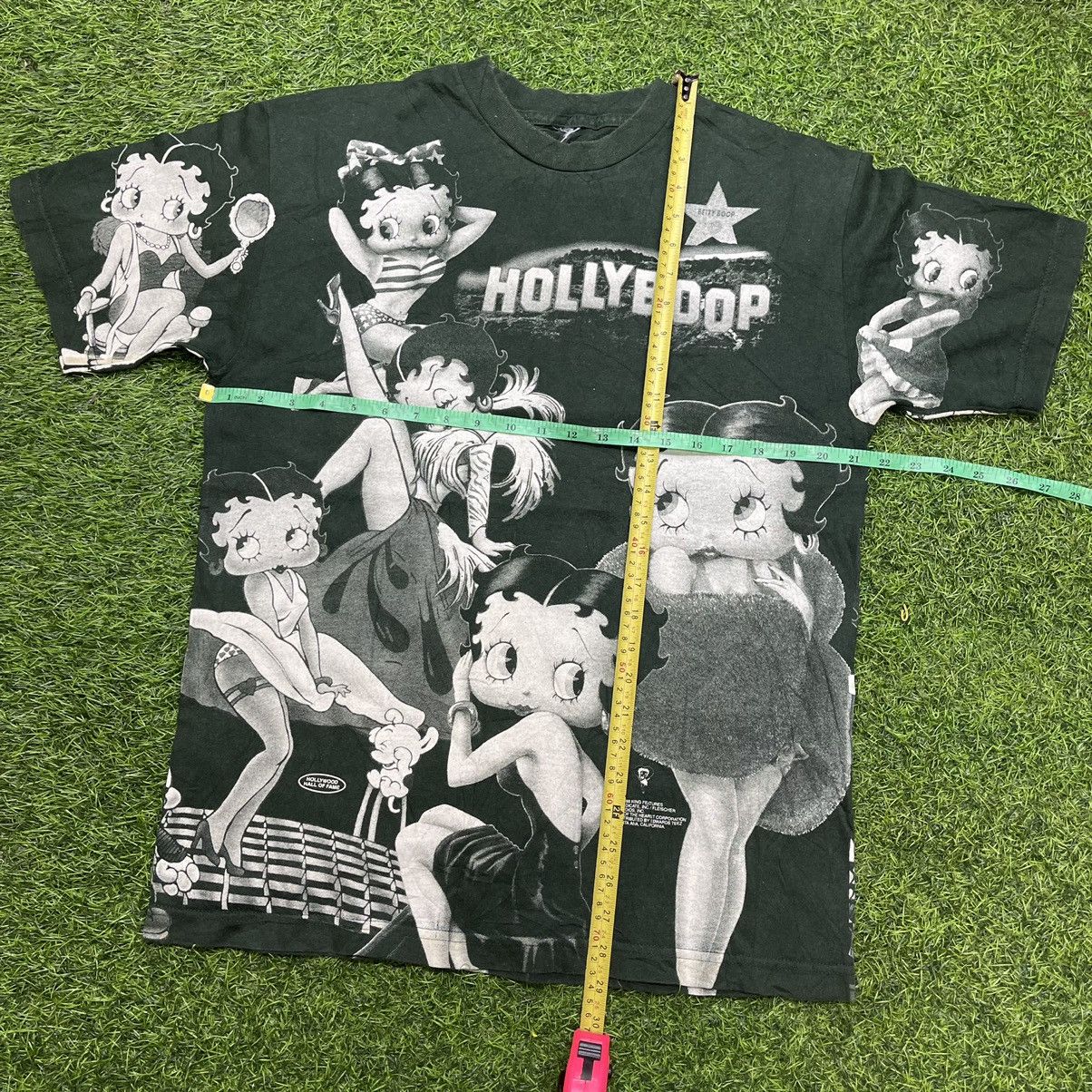 Cartoon Network × Vintage VINTAGE BETTY BOOP HOLYWOOD 1998 ALL OVER PRINT MOVIE TEES Size US L / EU 52-54 / 3 - 12 Thumbnail