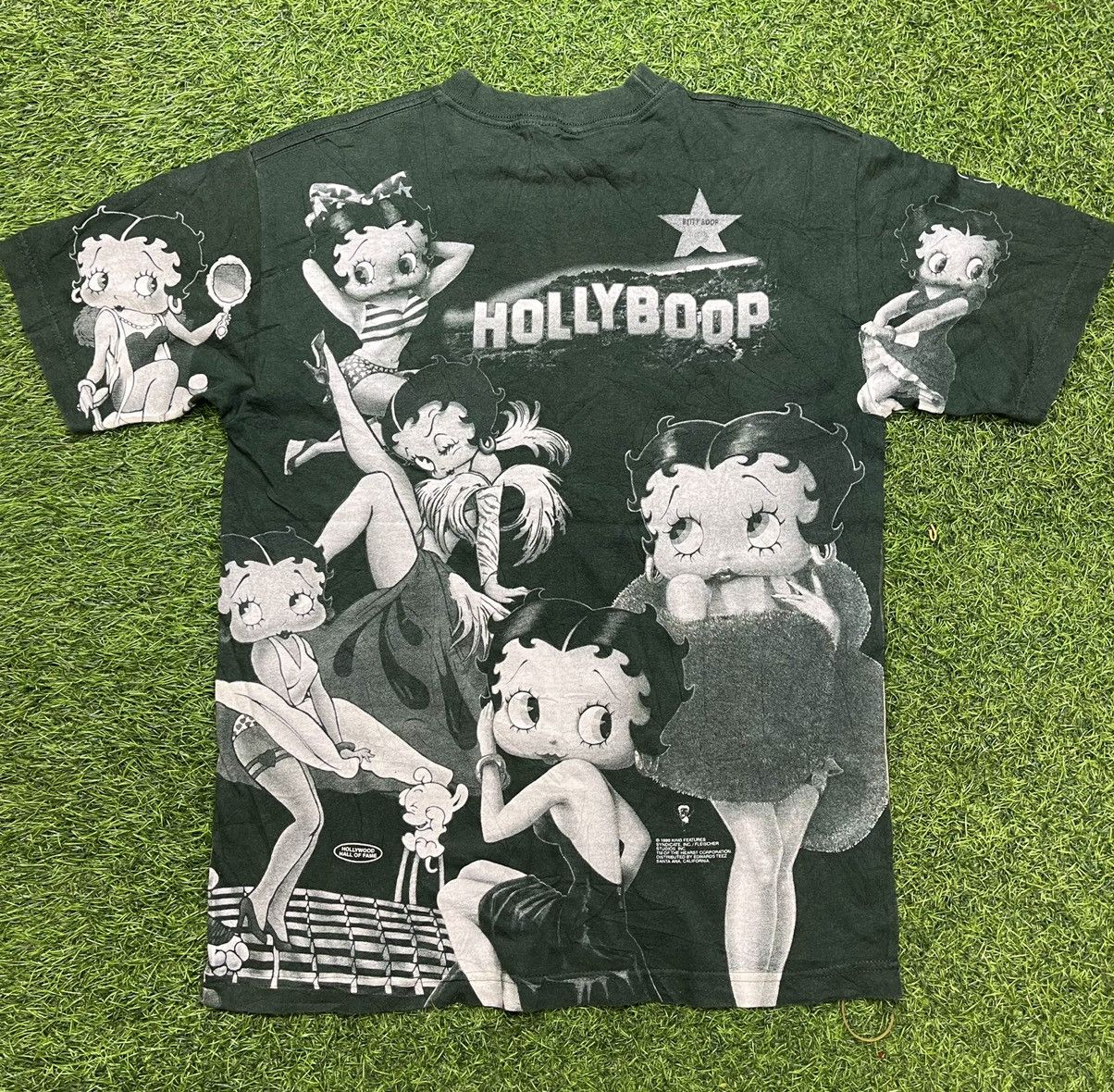 Cartoon Network × Vintage VINTAGE BETTY BOOP HOLYWOOD 1998 ALL OVER PRINT MOVIE TEES Size US L / EU 52-54 / 3 - 3 Thumbnail