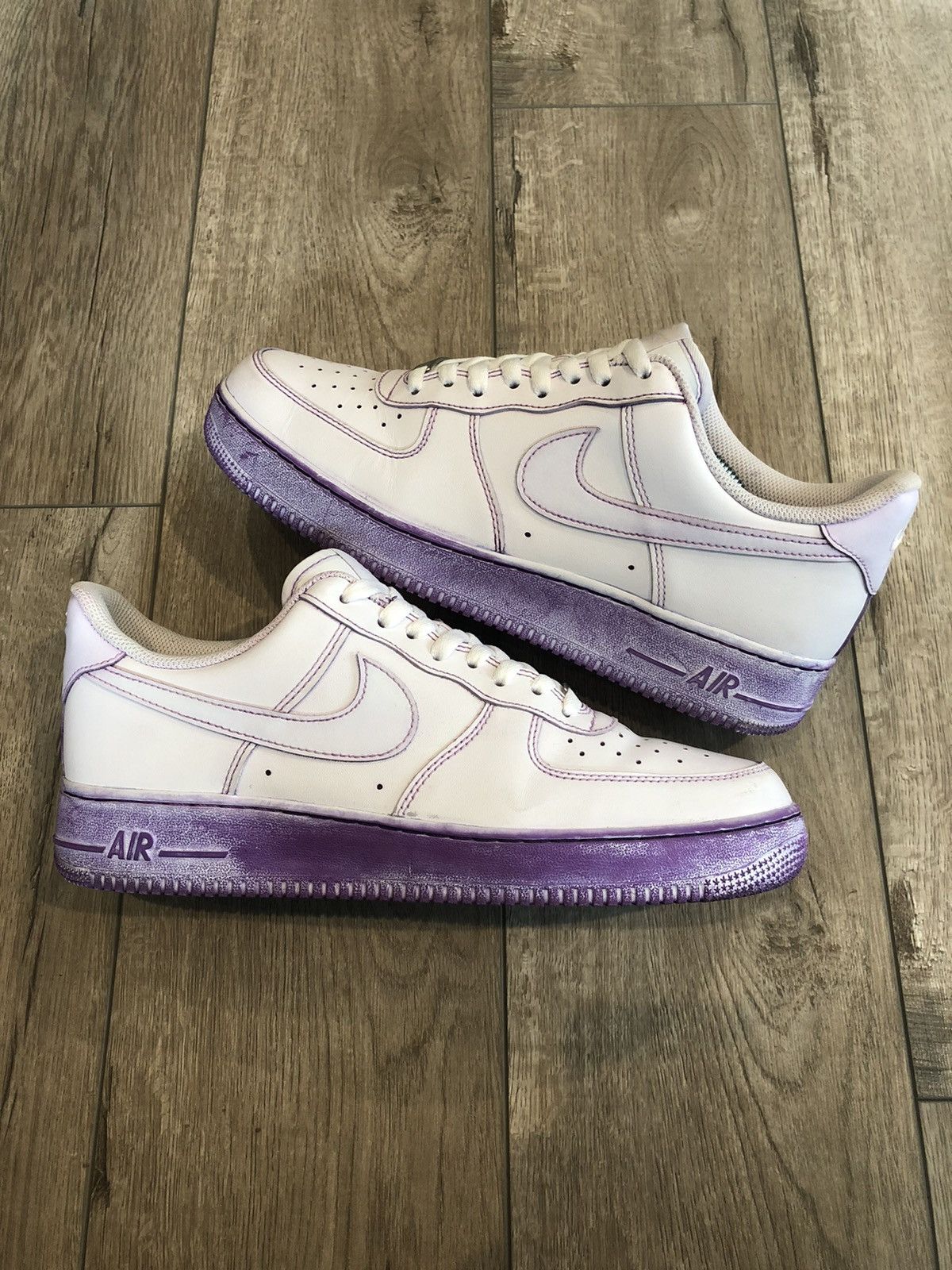 custom nike air force 1 purple