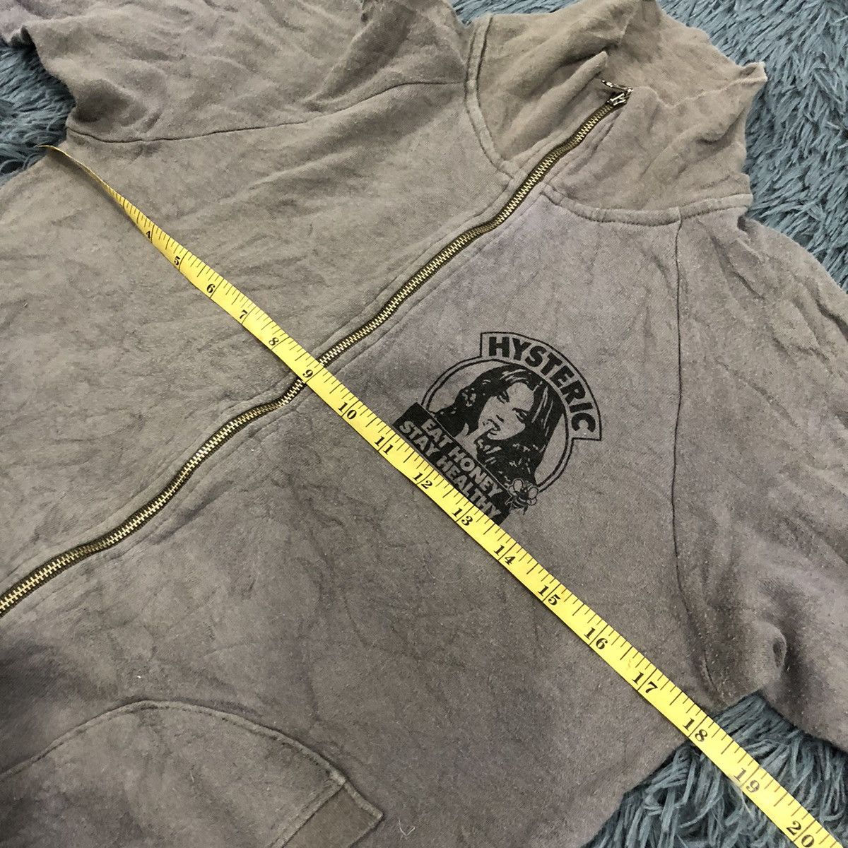Hysteric Glamour Hysteric Glamour Eat Honey Stay Healthy zipper sweater Size US XS / EU 42 / 0 - 8 Thumbnail