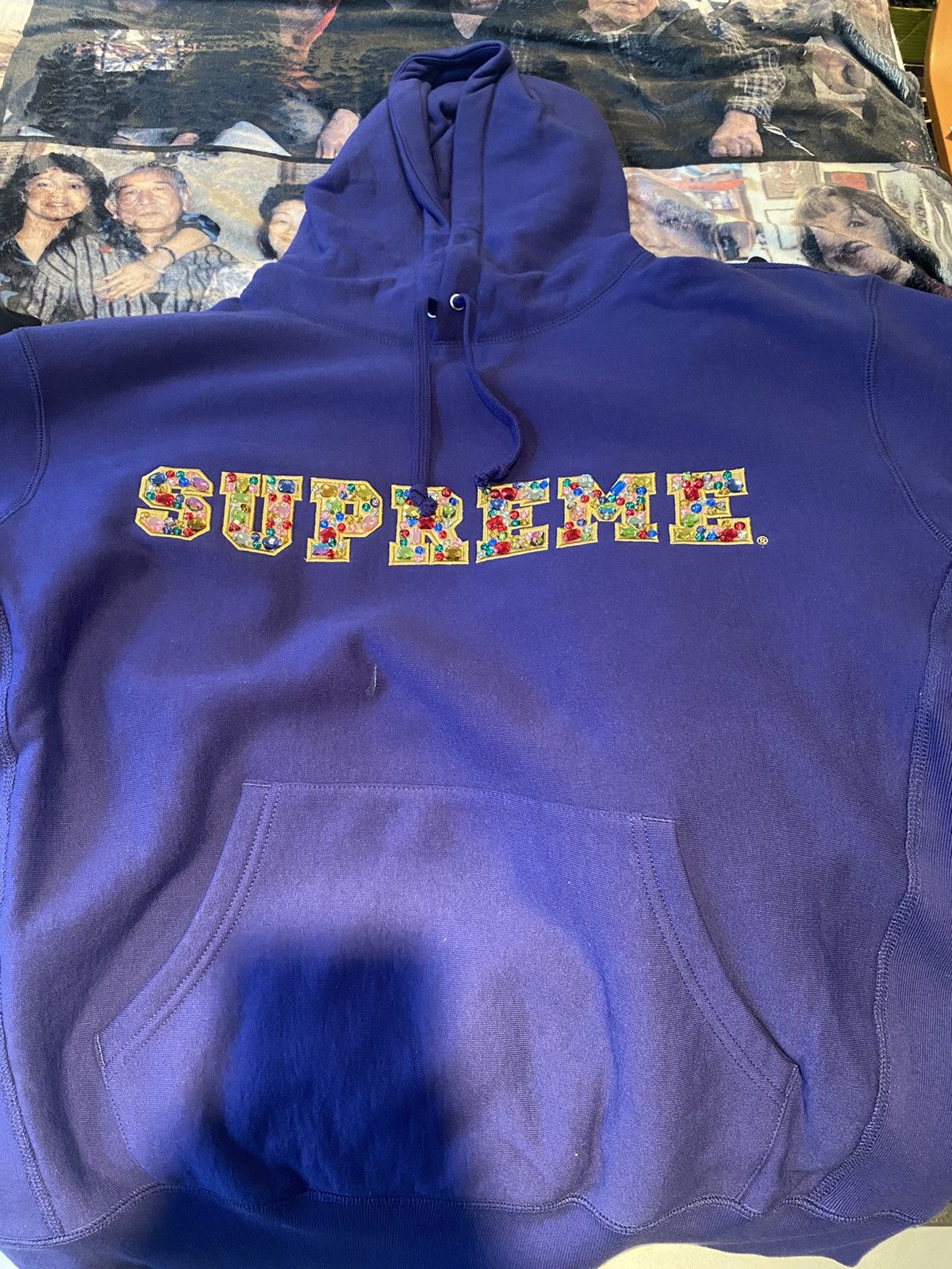 Supreme Supreme Jewels Hooded Sweatshirt (FW20) Dark Royal Size US M / EU 48-50 / 2 - 2 Thumbnail