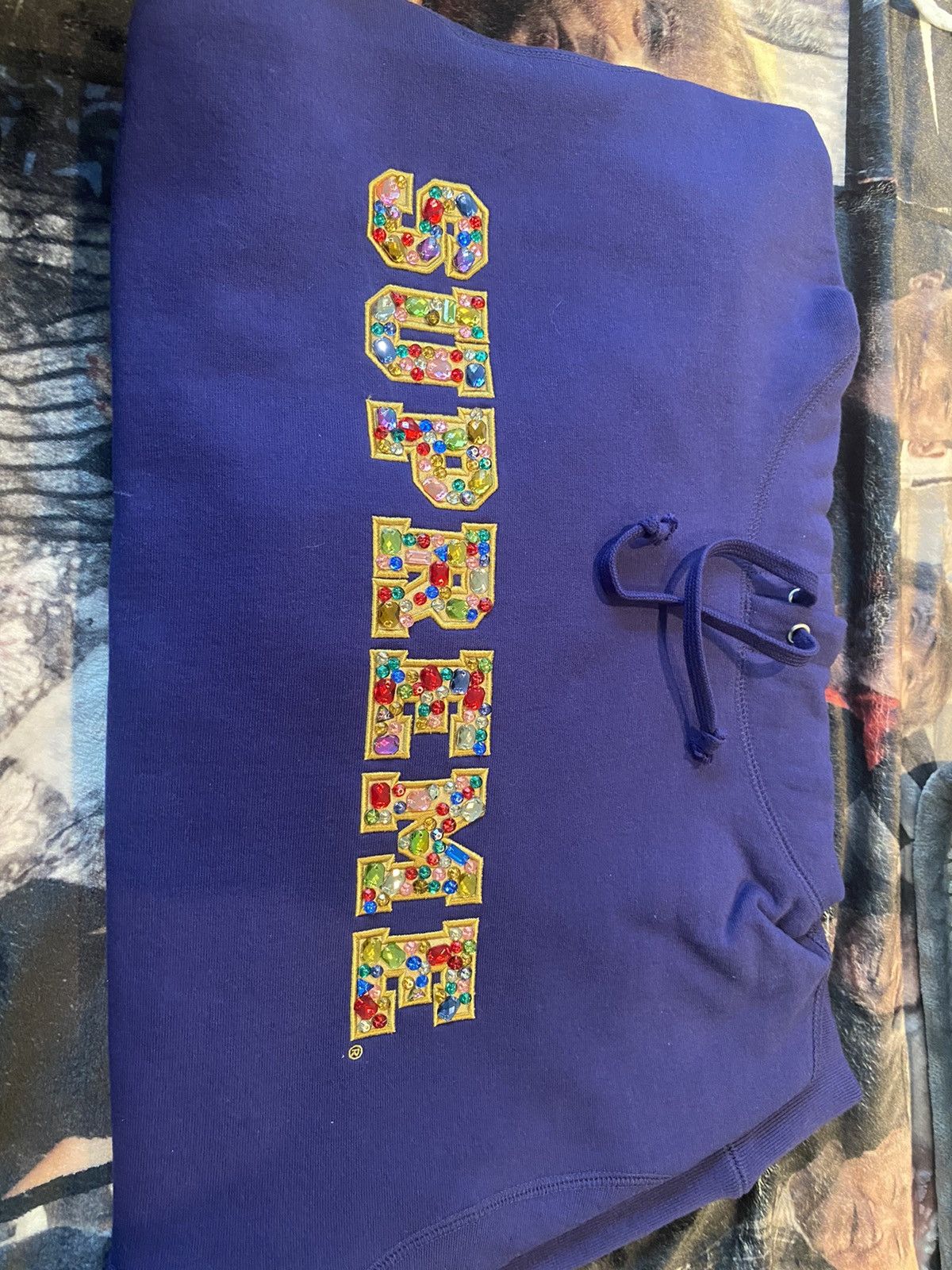 Supreme Supreme Jewels Hooded Sweatshirt (FW20) Dark Royal Size US M / EU 48-50 / 2 - 1 Thumbnail
