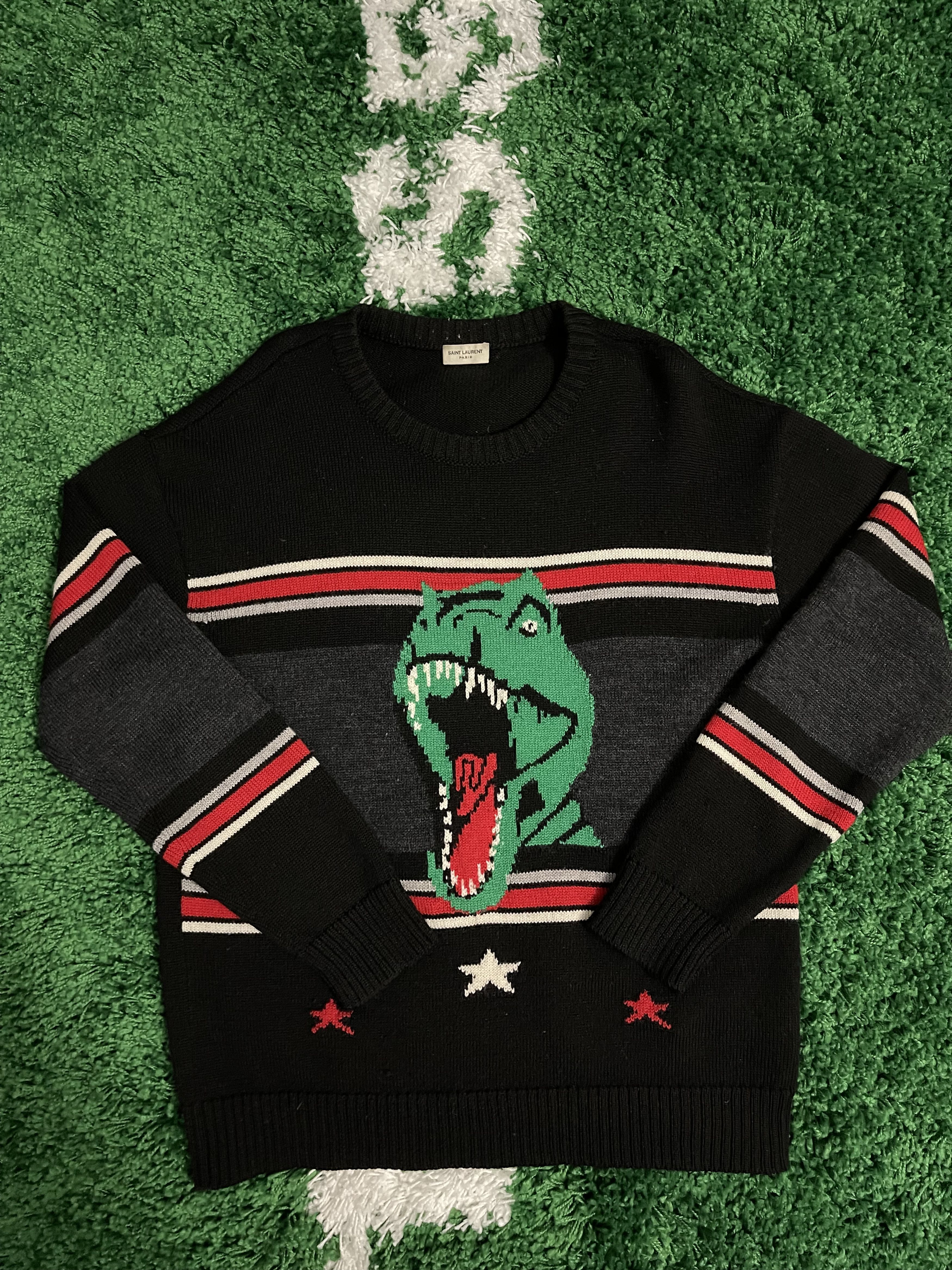 Ysl on sale dinosaur sweater