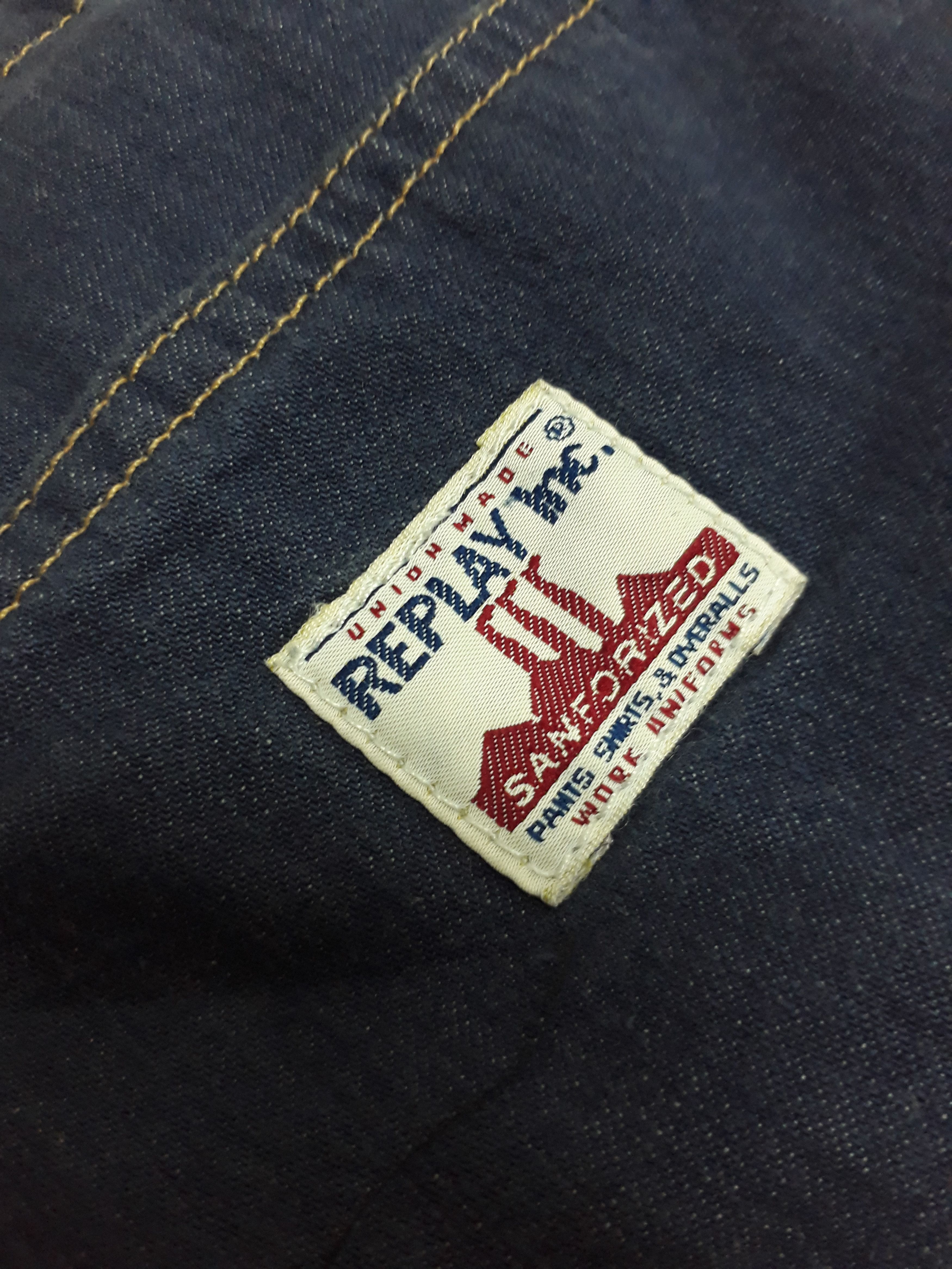 Replay 💥REPLAY MADE IN ITALY Workers Denim Pant Size US 30 / EU 46 - 11 Thumbnail