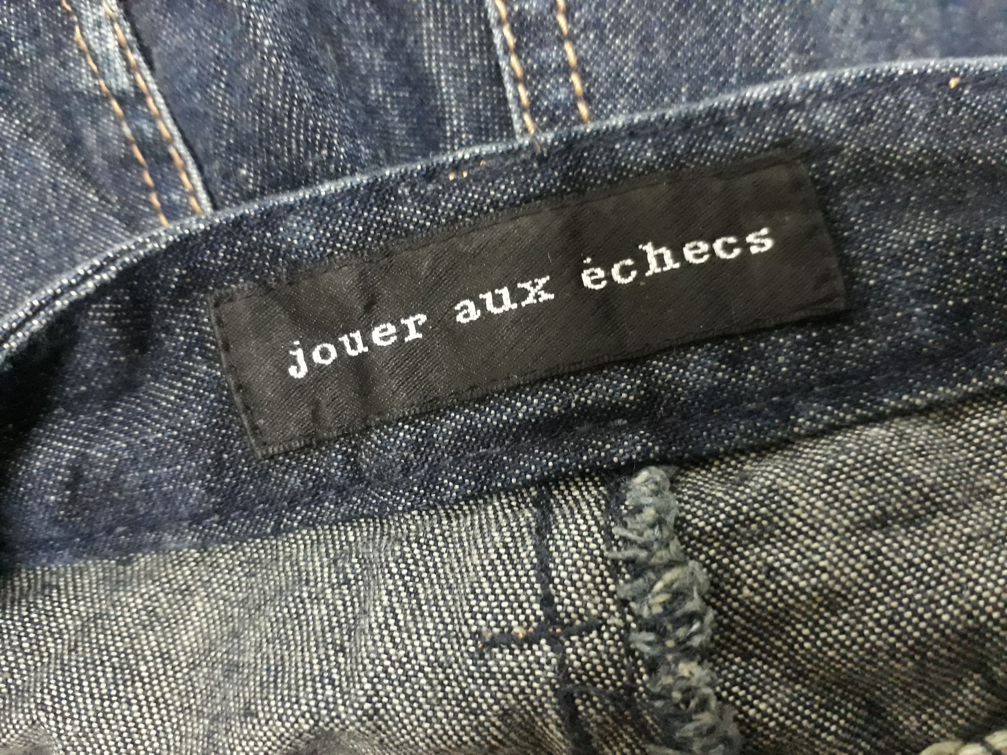 Japanese Brand × Journal Standard 💥JOUER AUX ECHECS Flying Button Bootcut Denim Size US 27 - 3 Thumbnail
