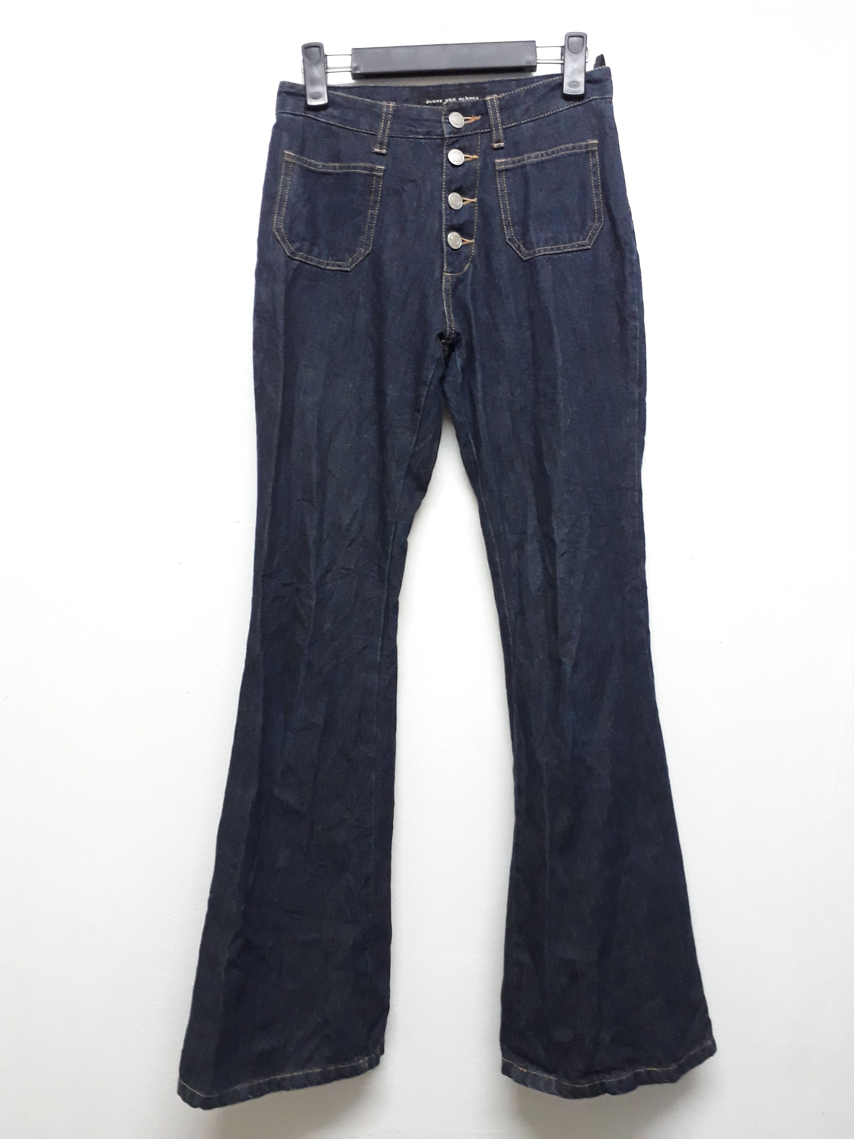 Japanese Brand × Journal Standard 💥JOUER AUX ECHECS Flying Button Bootcut Denim Size US 27 - 1 Thumbnail