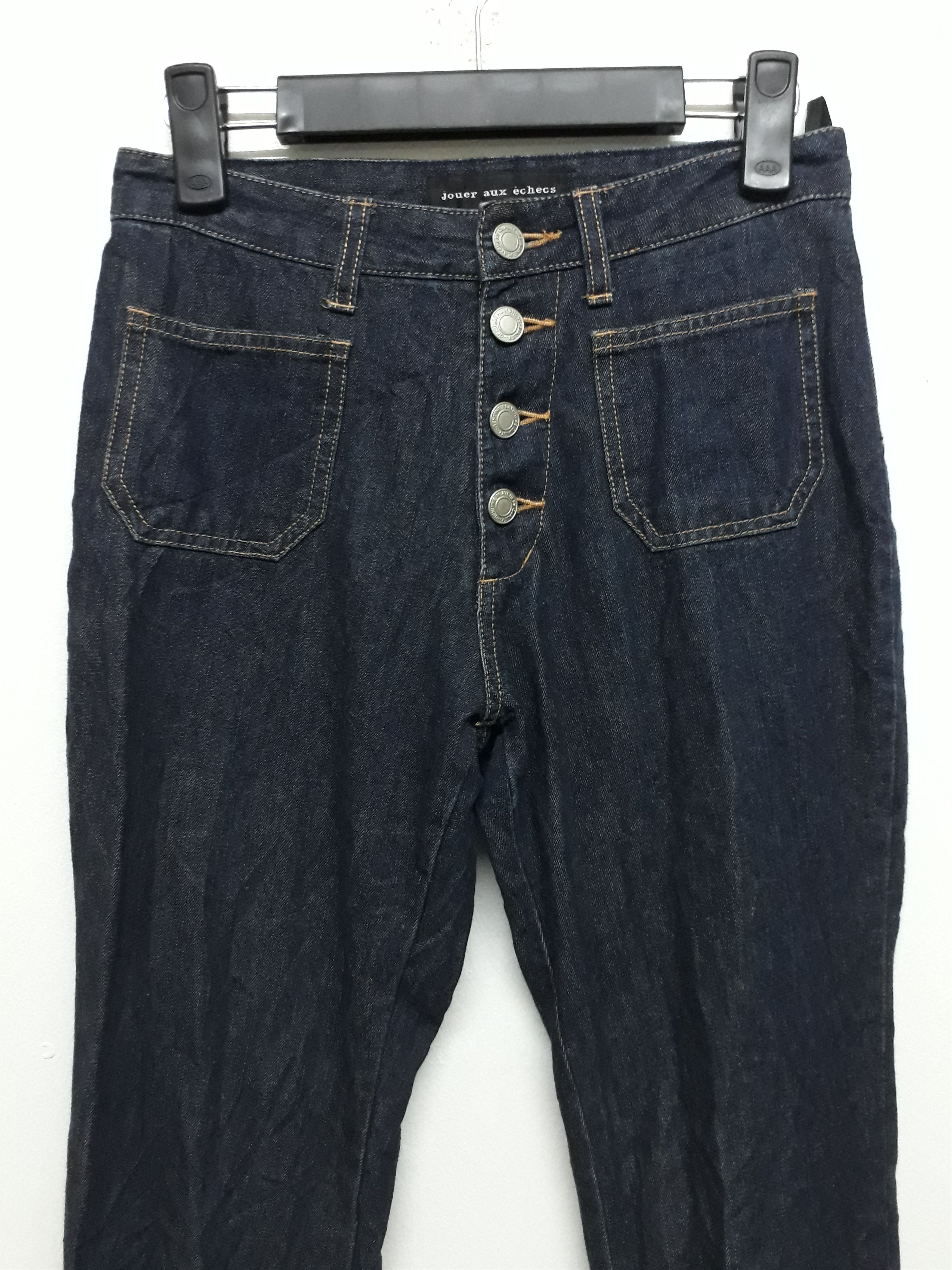 Japanese Brand × Journal Standard 💥JOUER AUX ECHECS Flying Button Bootcut Denim Size US 27 - 7 Thumbnail