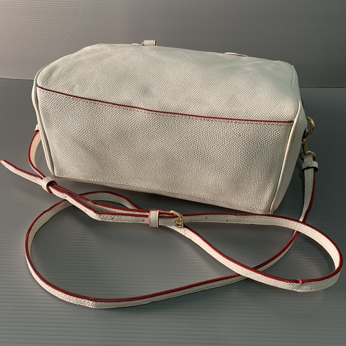 Coach Coach Leather White Speedy Small Bag Size ONE SIZE - 7 Thumbnail